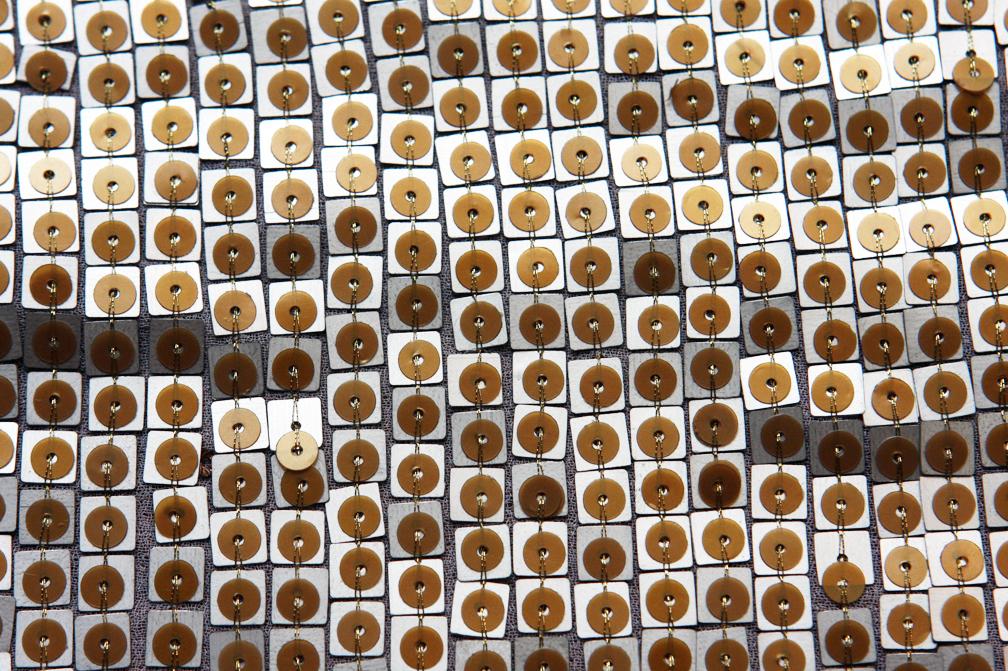 Sequins on Silk Chiffon2