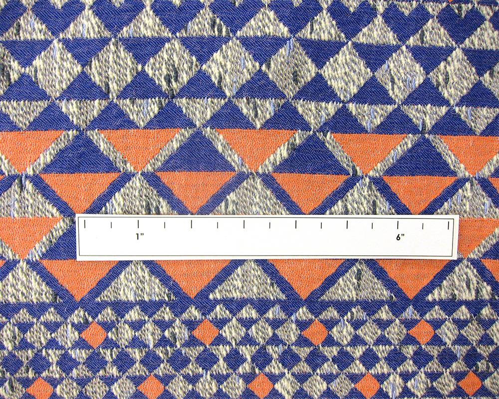 Cotton and Polyester Blend Geometric Brocade2