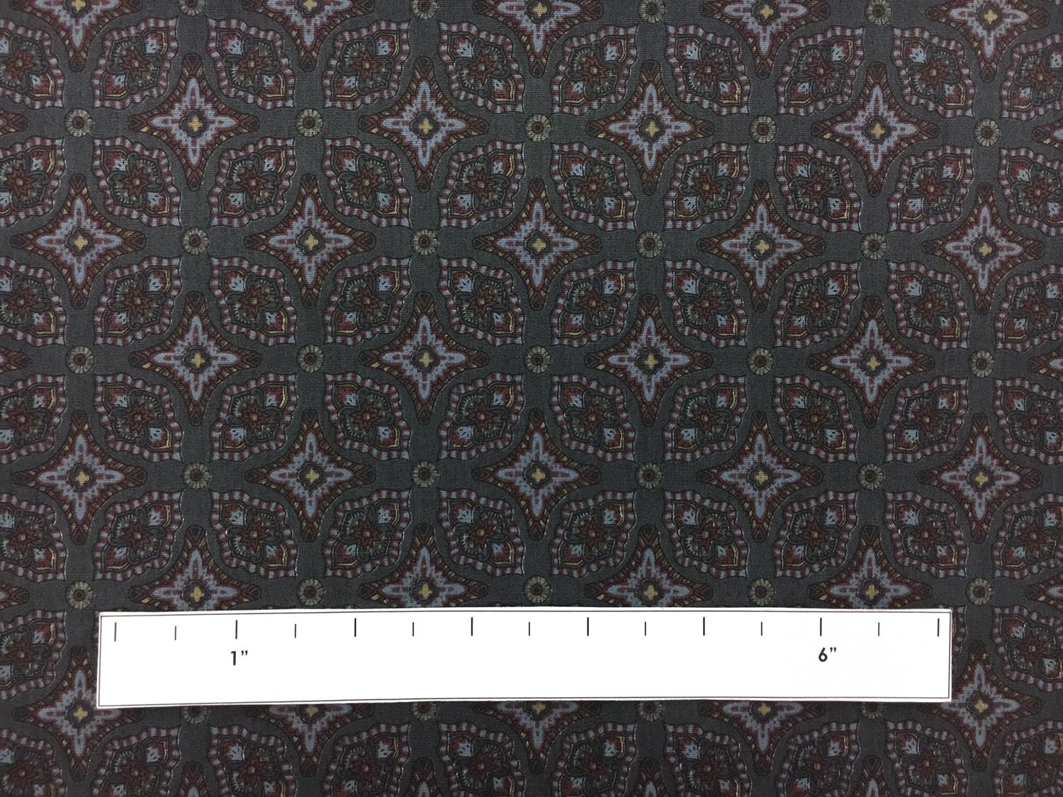 Japanese Cotton Broadcloth Ornamental Print 1
