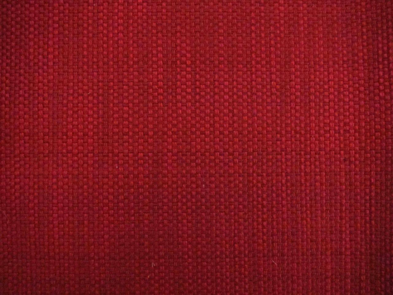 Cotton Blend Basketweave Upholstery in Rose Red0