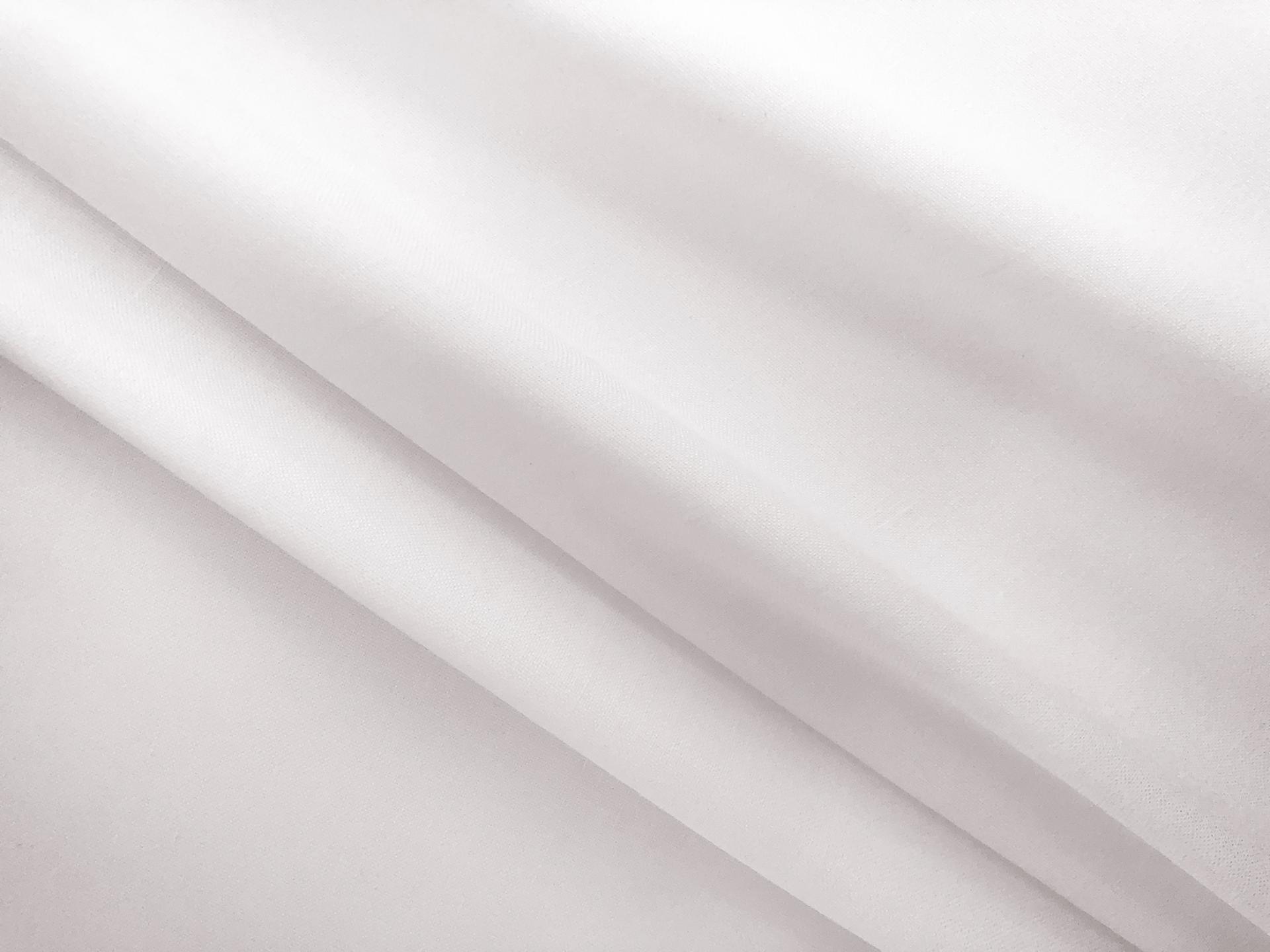 Stretch Linen Rayon Blend in White2