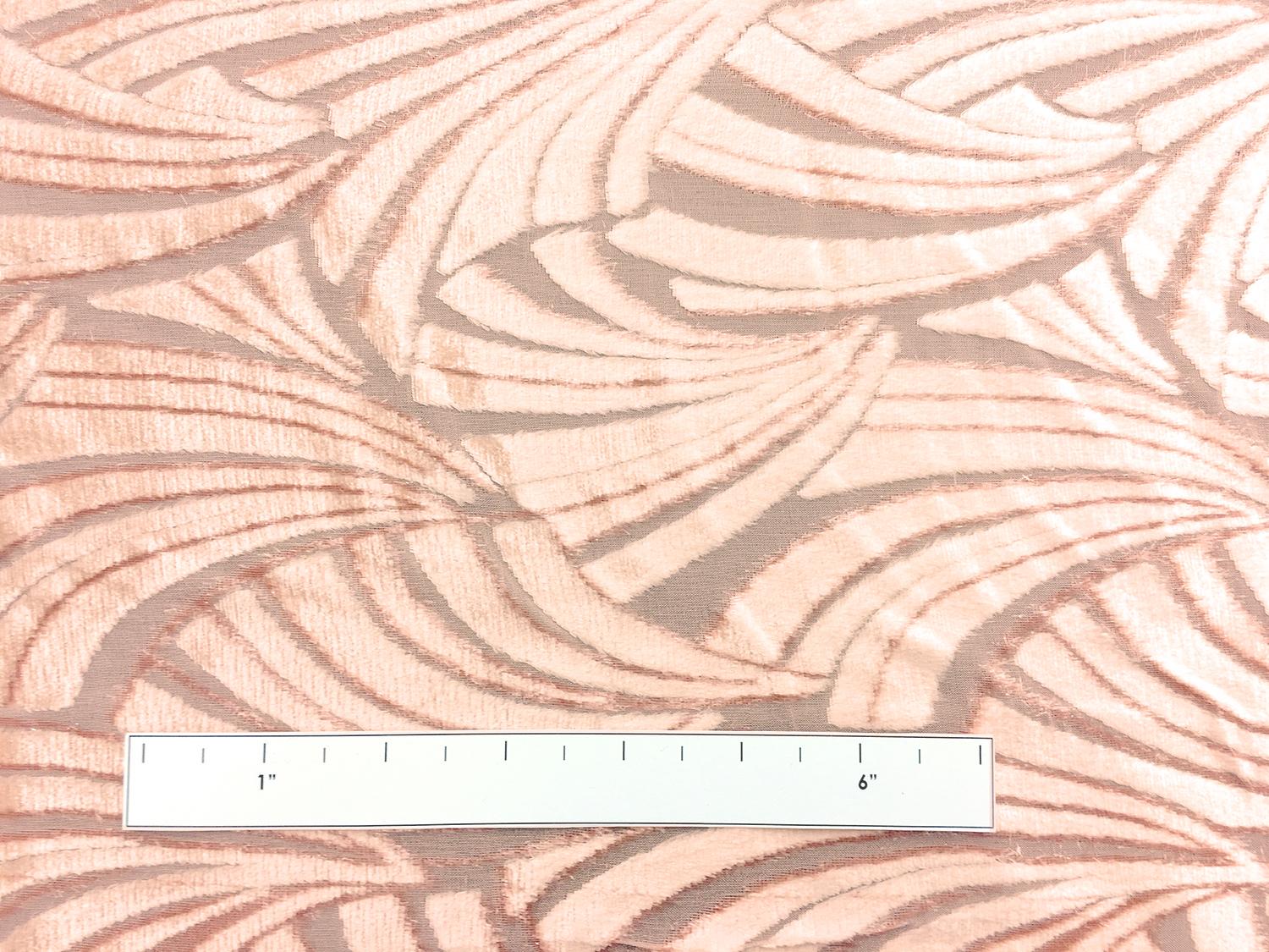 Silk Lurex Burnount Velvet with Art Deco Pattern1