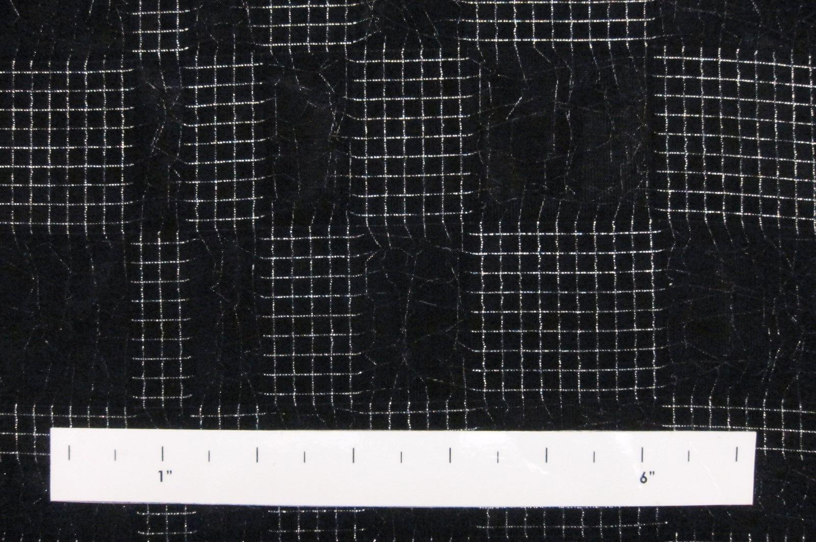 Metallic Double Layer Rayon Georgette Fil Coupé 1