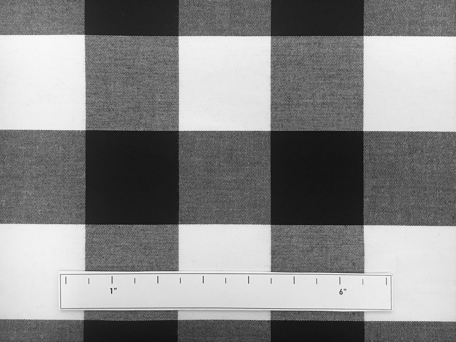 Carolina Cotton Gingham in Black2