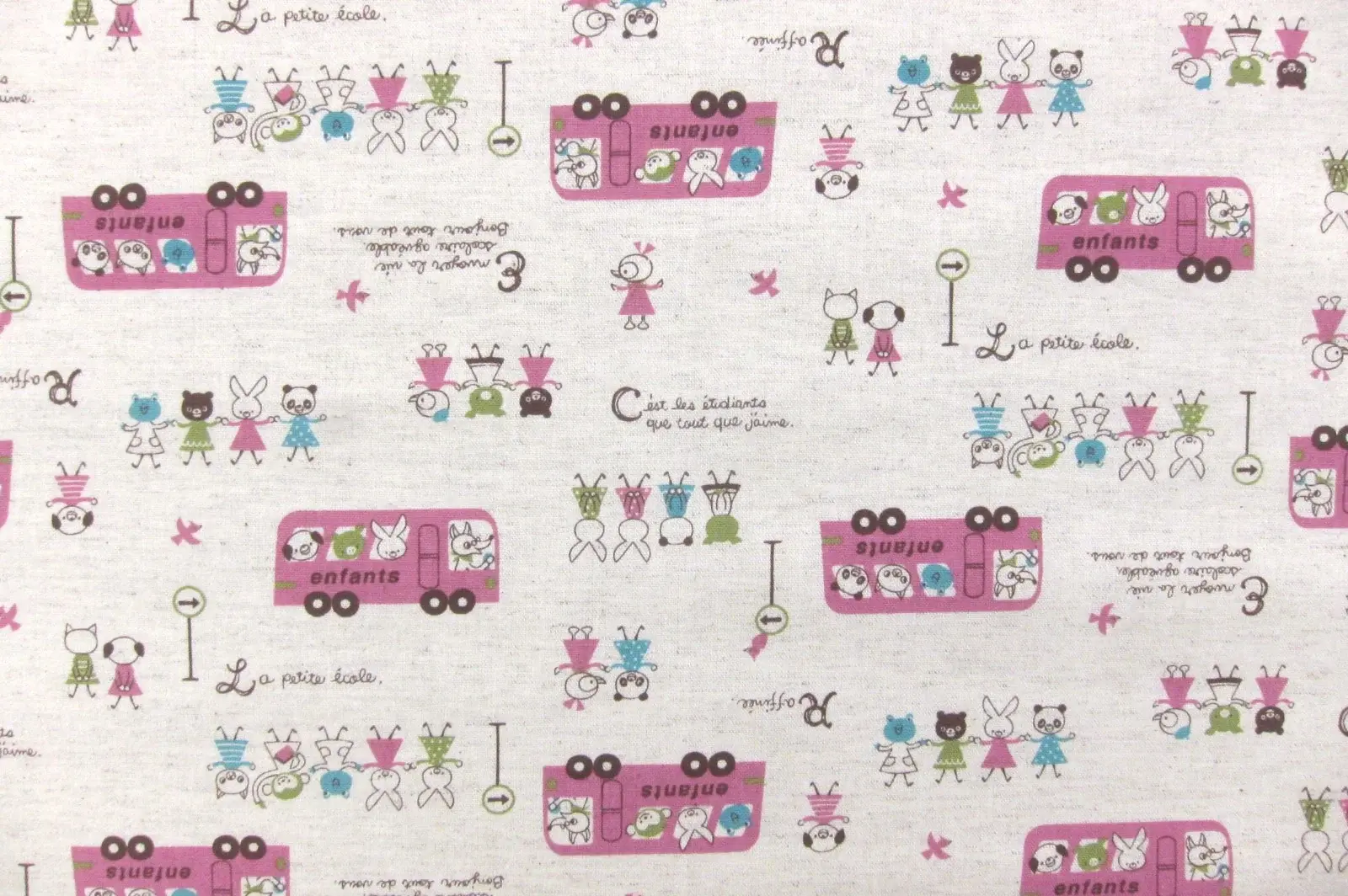 Japanese Cotton Linen Print0