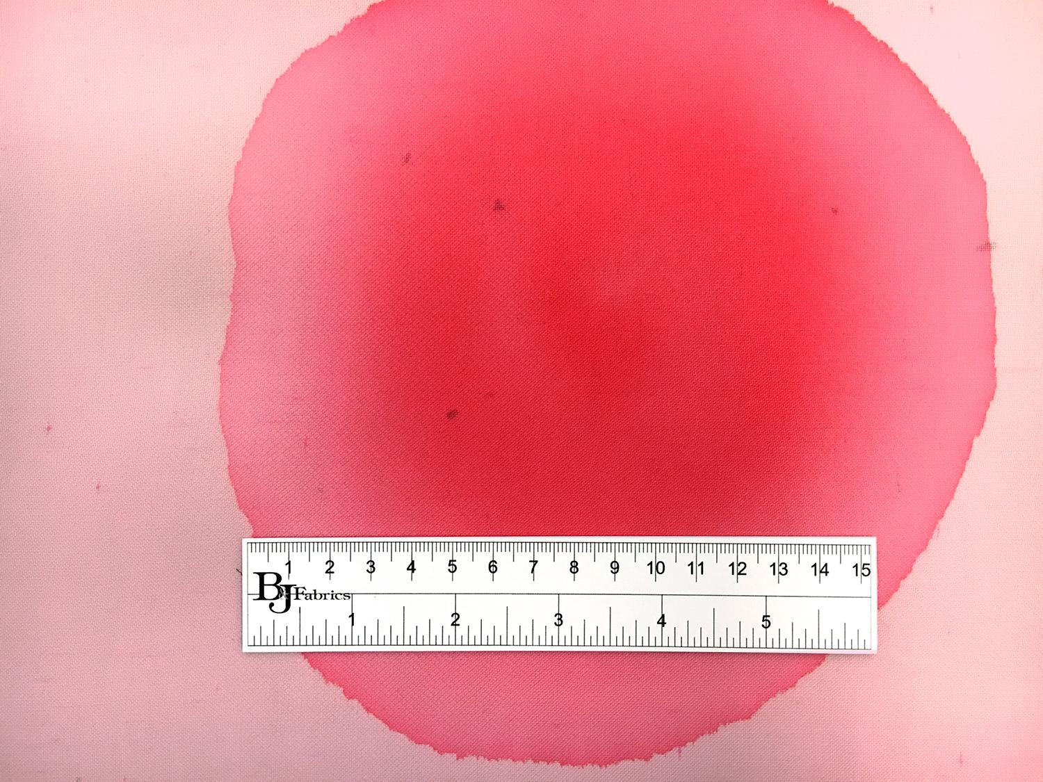 Hand Painted Silk Gazar with Watercolor Dots1