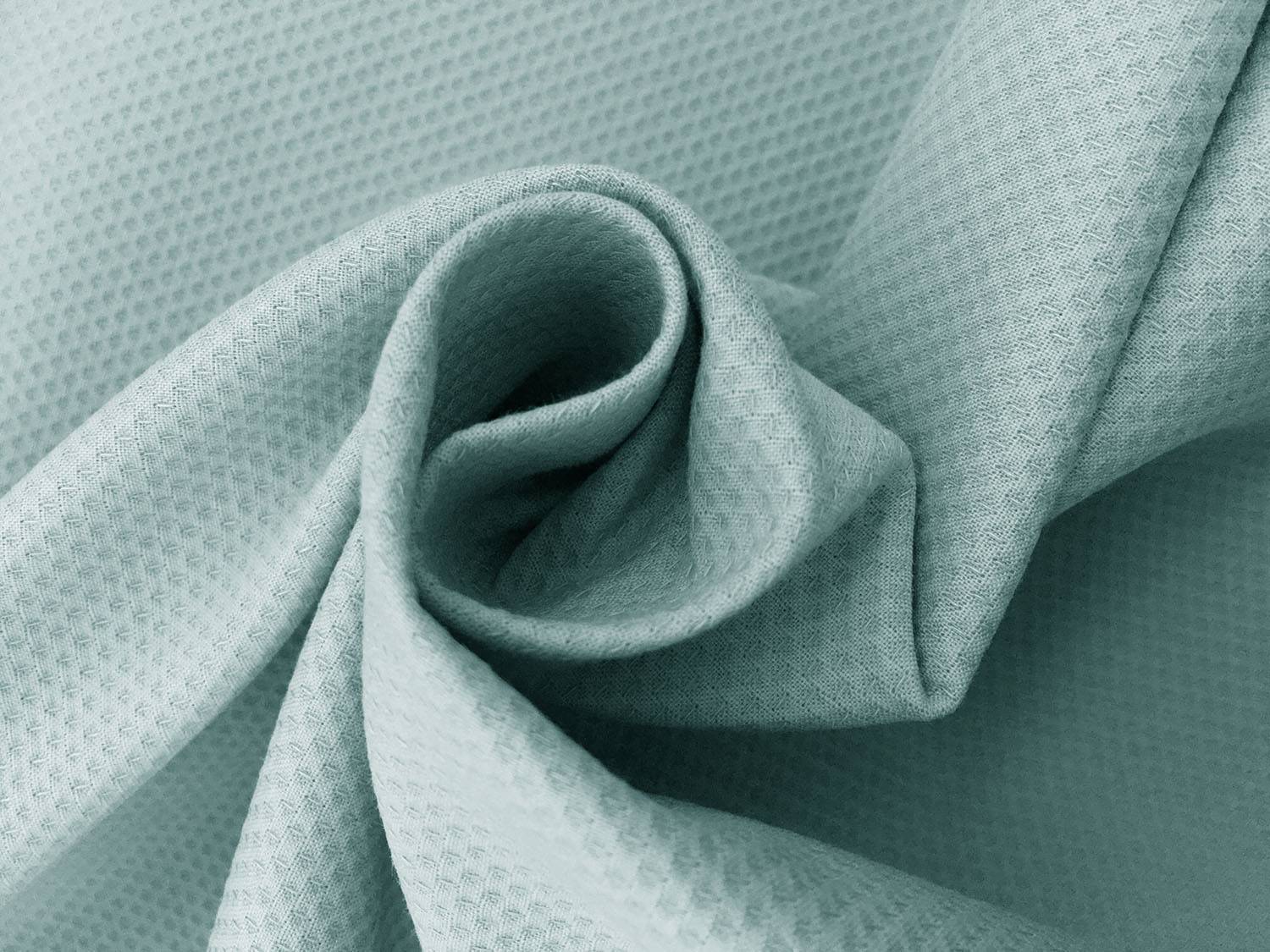 Italian Cotton Lycra Pique in Baby Blue2