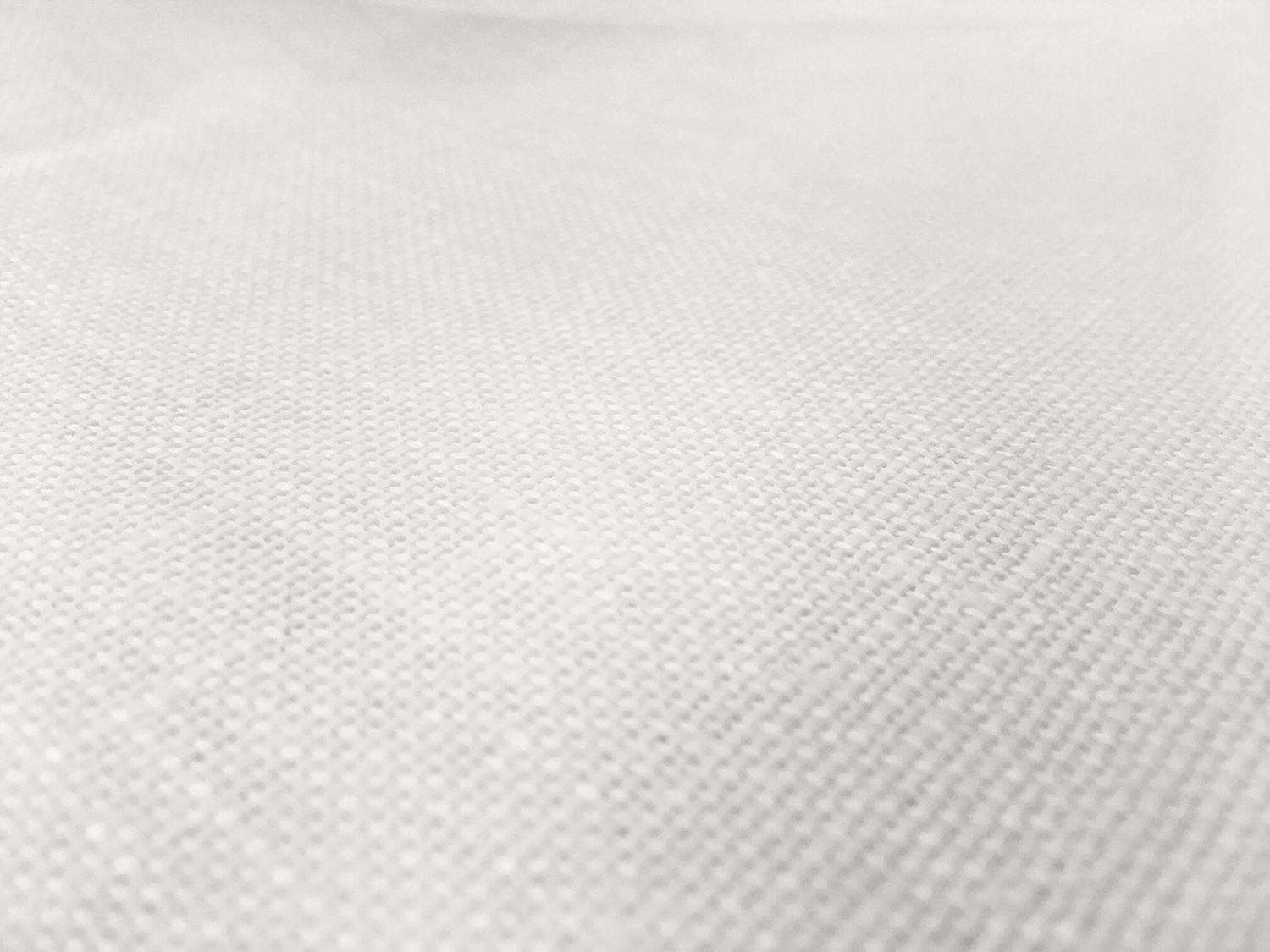 Light Weight Linen Burlap in White