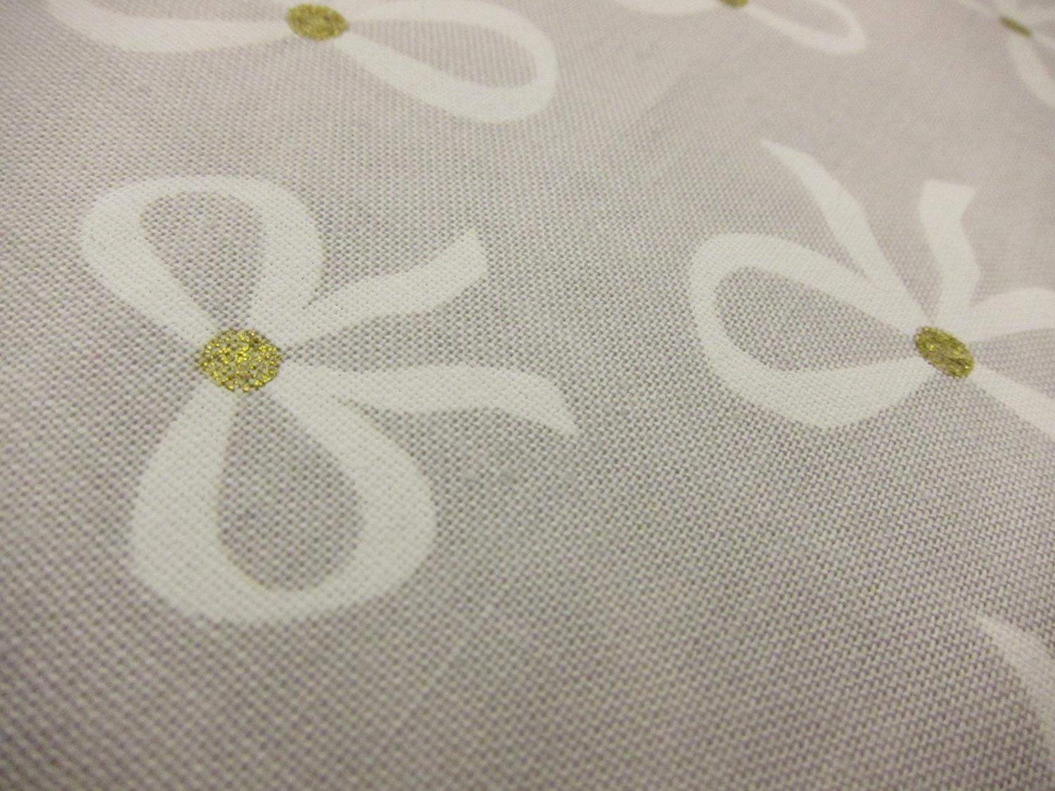 Cotton Broadcloth Metallic Print0