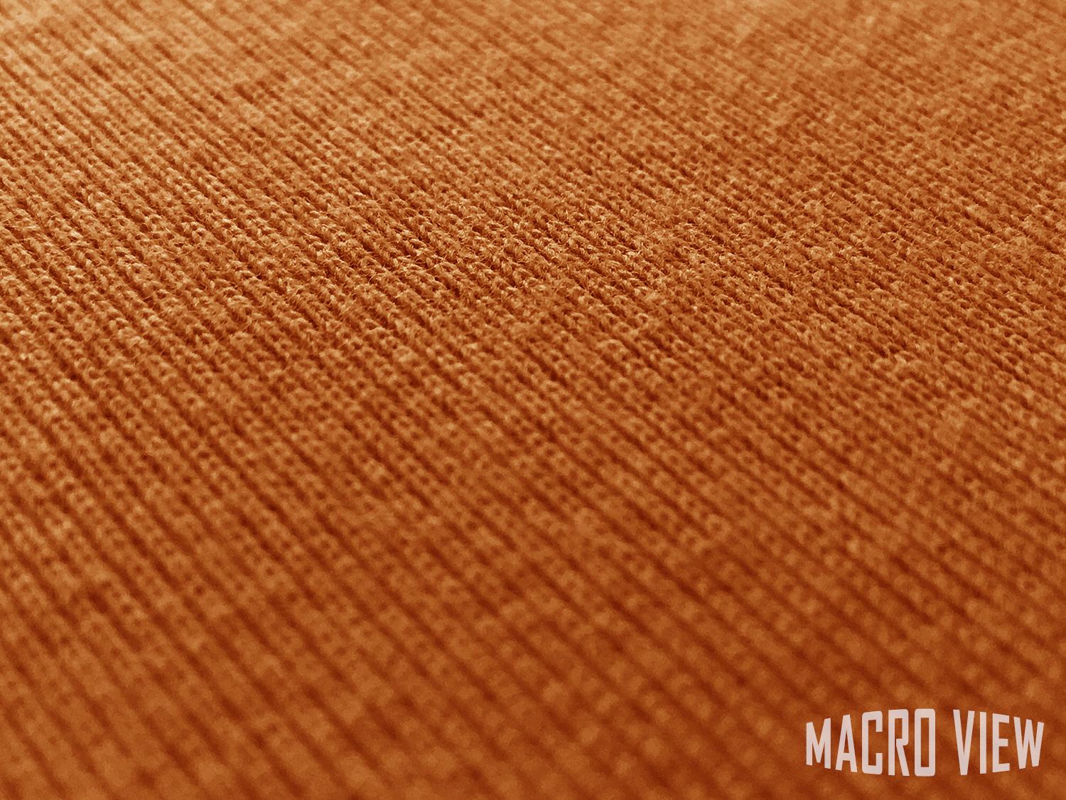 Japanese Cotton Tubular Rib Knit in Pumpkin3