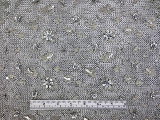 Beaded Metallic Chantilly Lace1