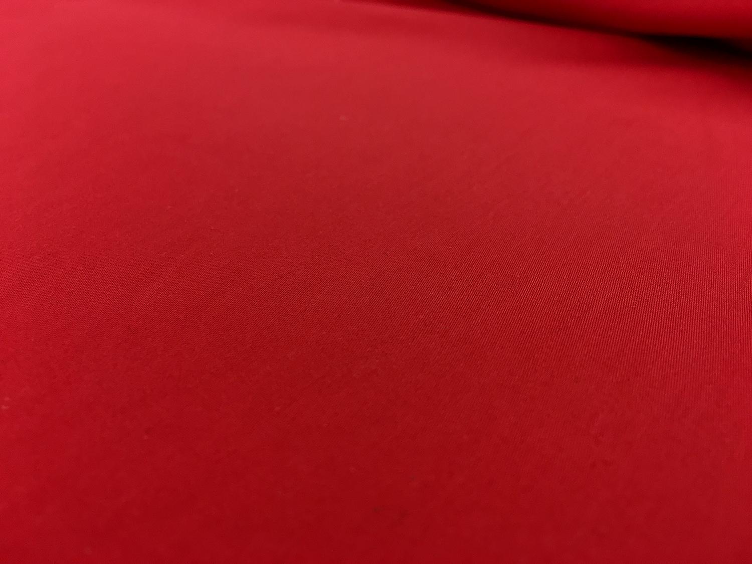 Egyptian Cotton Sateen in Bright Red