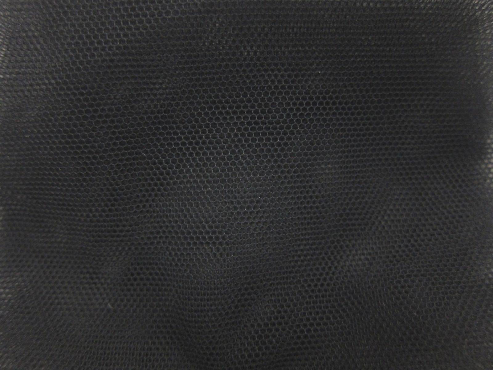 Italian Nylon Tulle in Carbone0