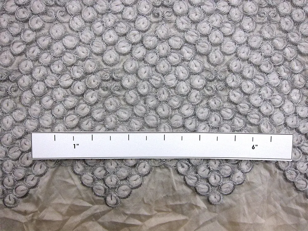 Metallic Embroidered Silk Shantung2