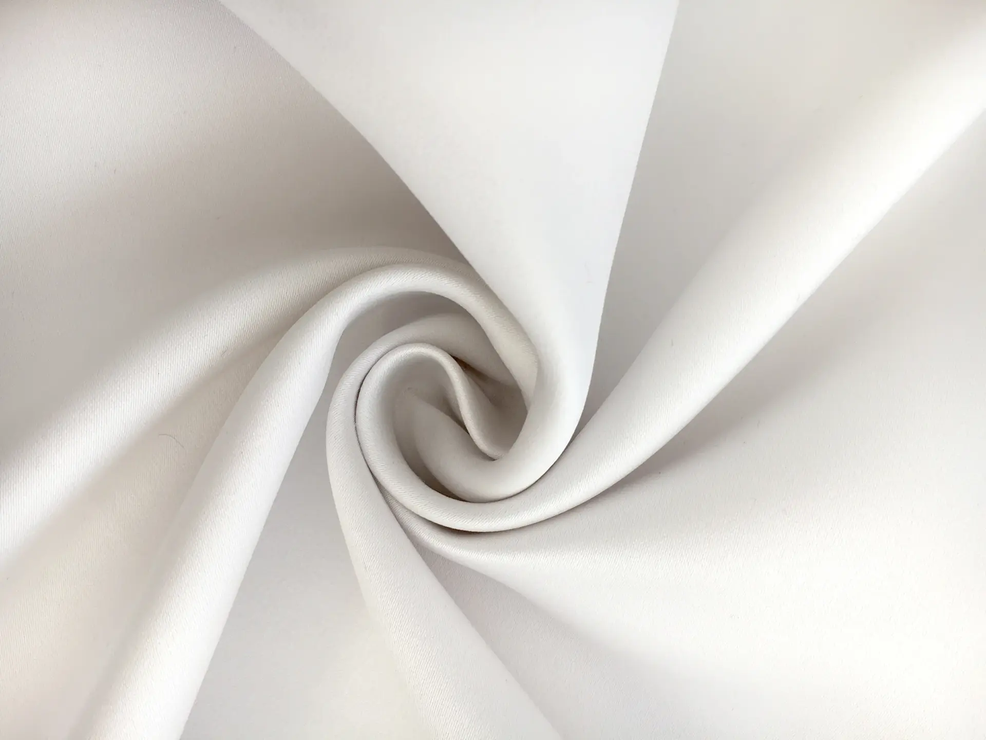 Double Face Polyester Twill Back Satin in White1