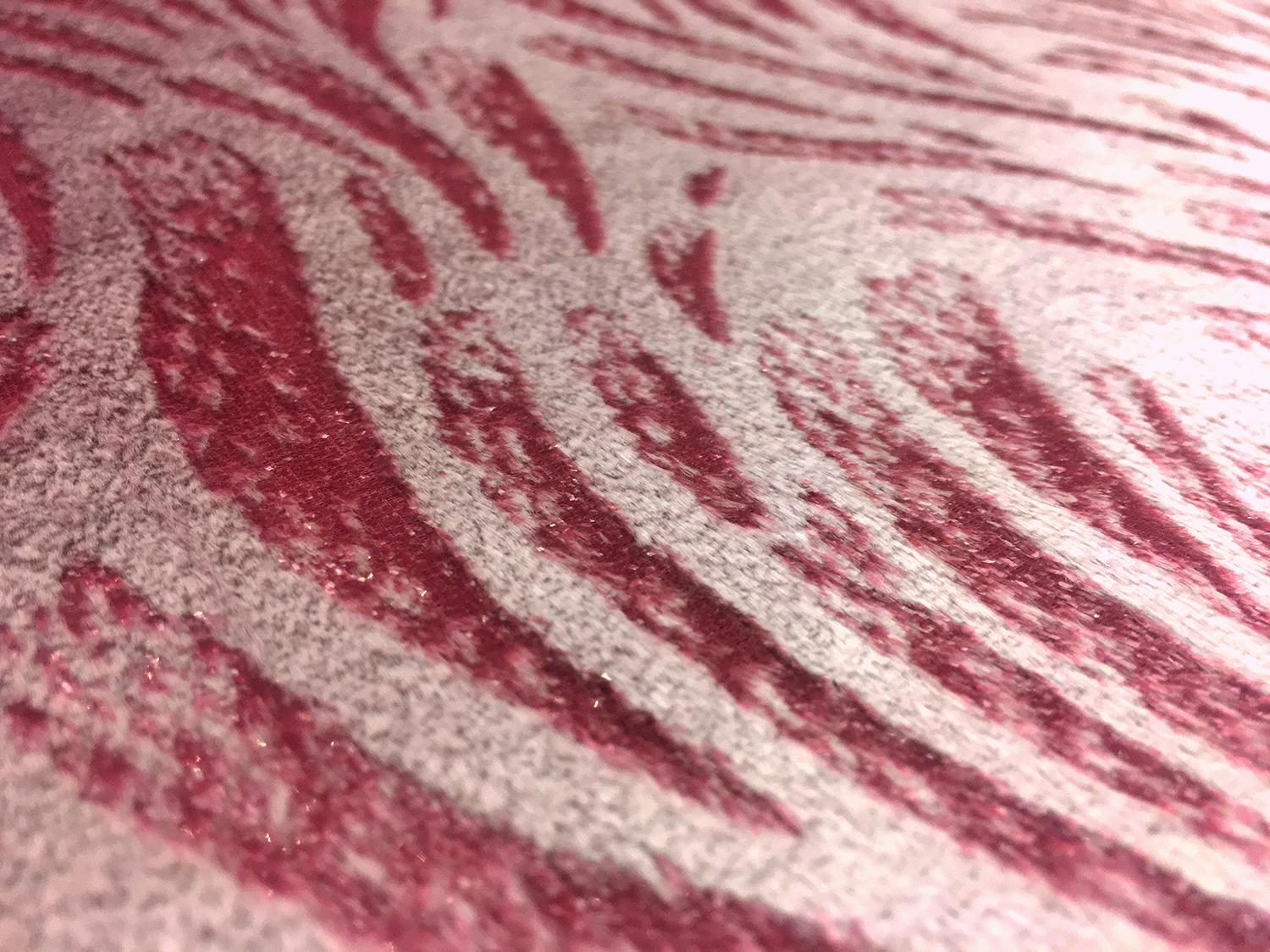 Silk Lurex Panne Velvet in Rose2