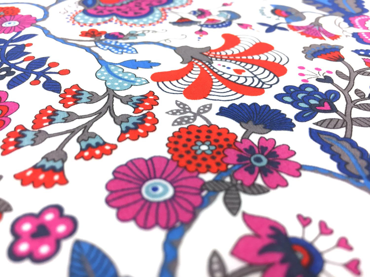 Liberty of London Cotton Lawn Paisley Print2