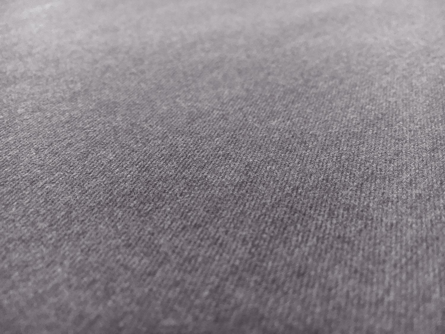 Poly Cotton Blend Stretch Twill Suiting in Heather Grey2