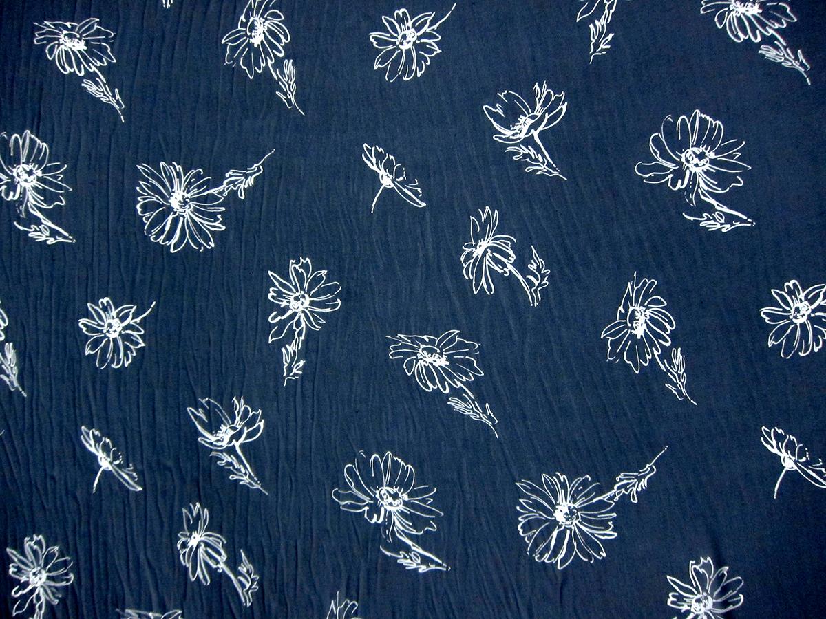 Printed Silk Chiffon0