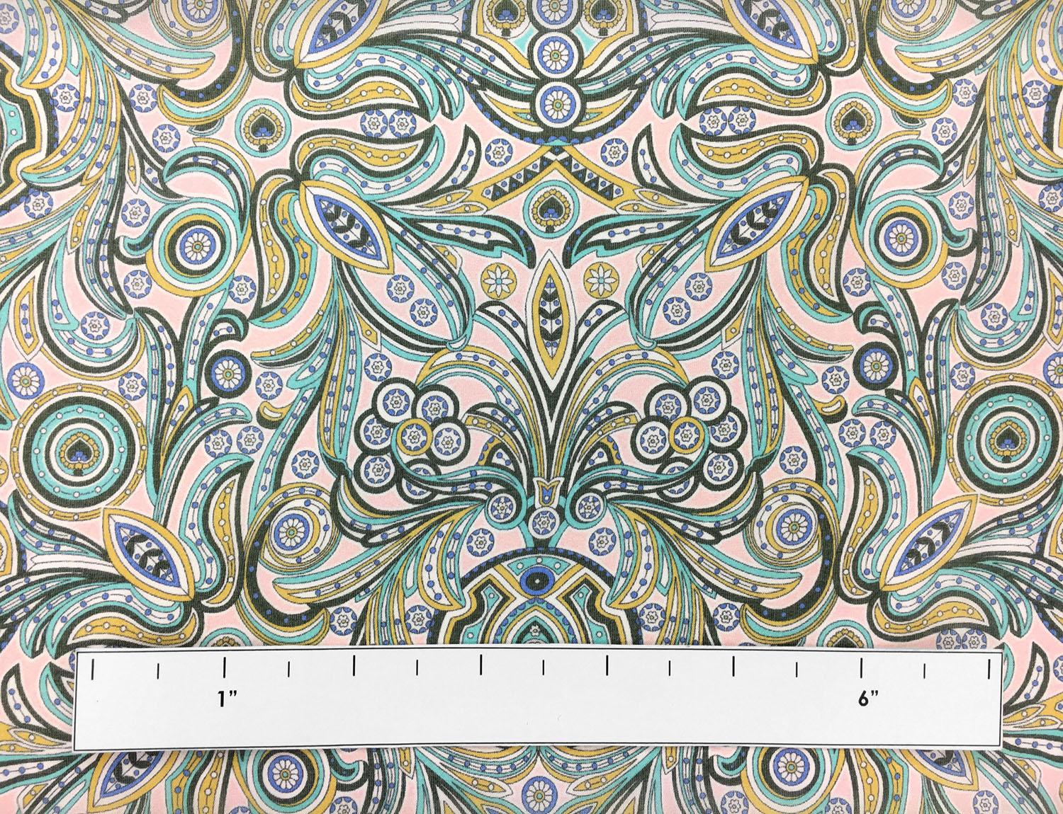 Liberty of London Silk Chiffon Paisley Print1