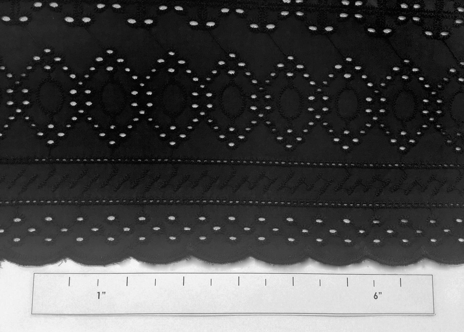 Cotton Eyelet in Black1