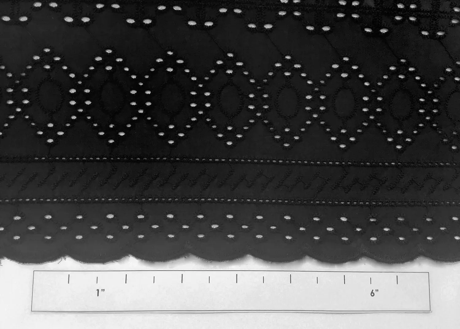 Cotton Eyelet in Black1