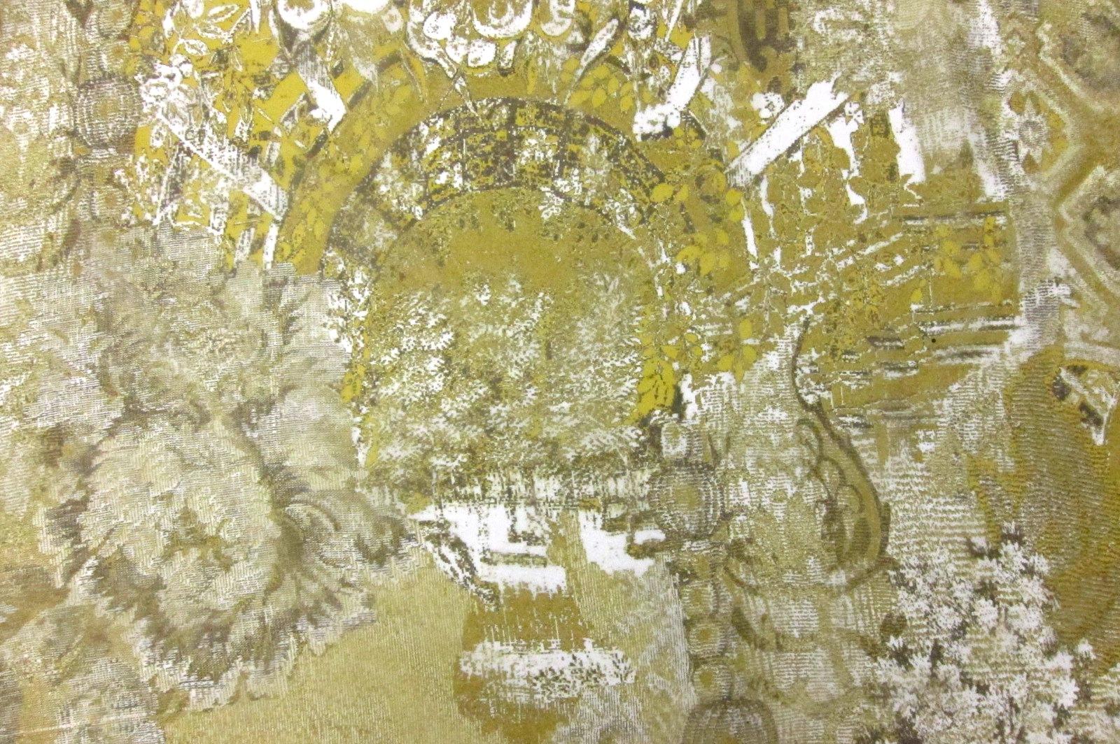 Printed Silk Organza0