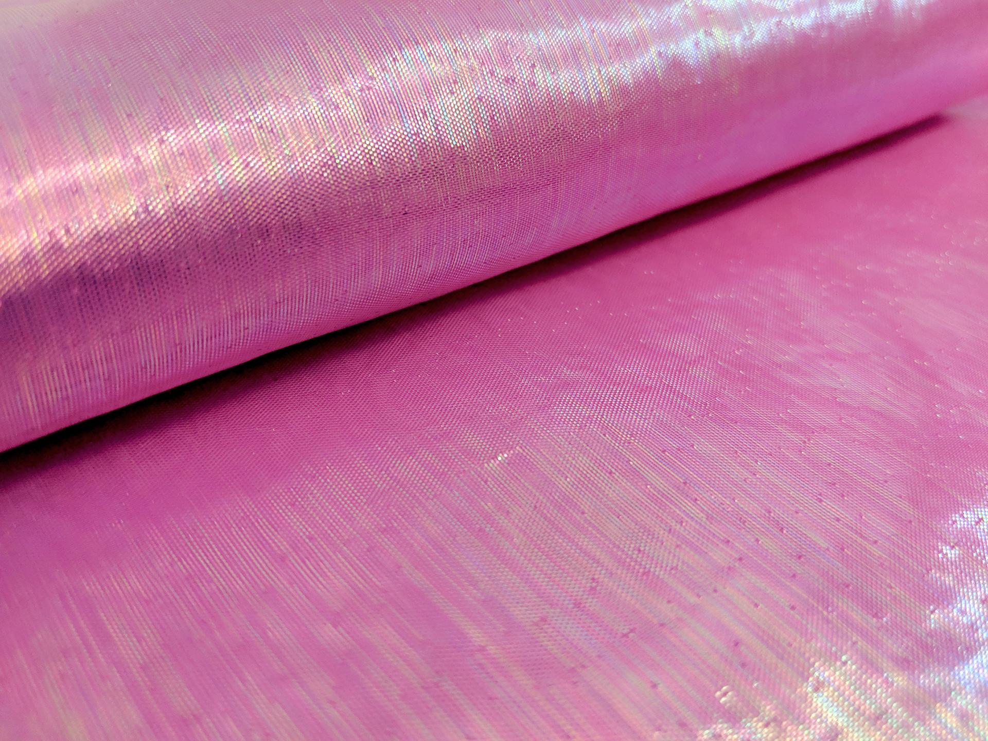 Sheer Opalescent Organza in Fuchsia
