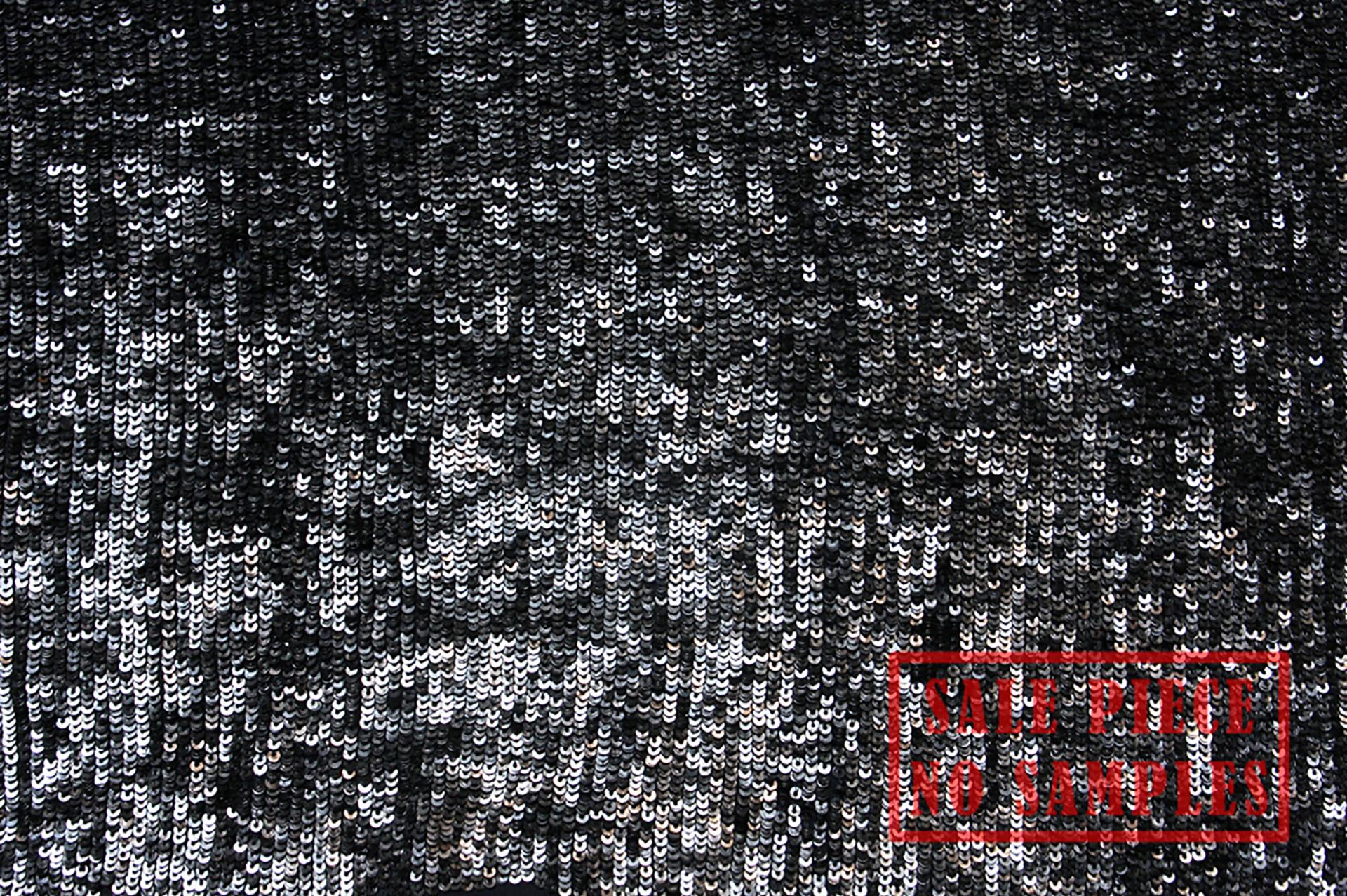 Sequins on Silk Chiffon