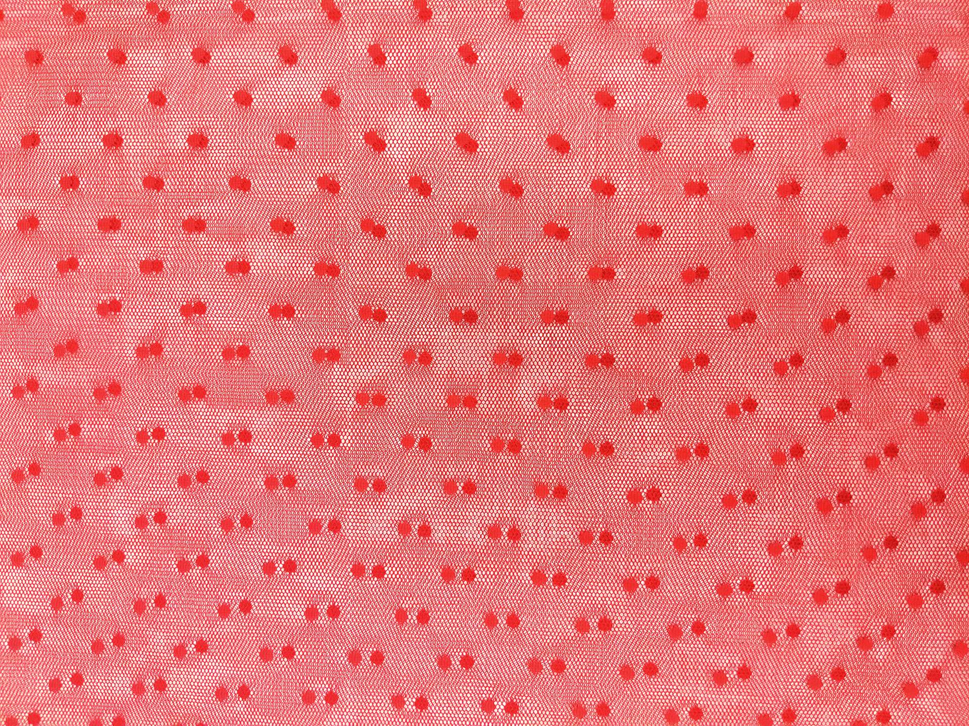 Point D'Sprit in Red