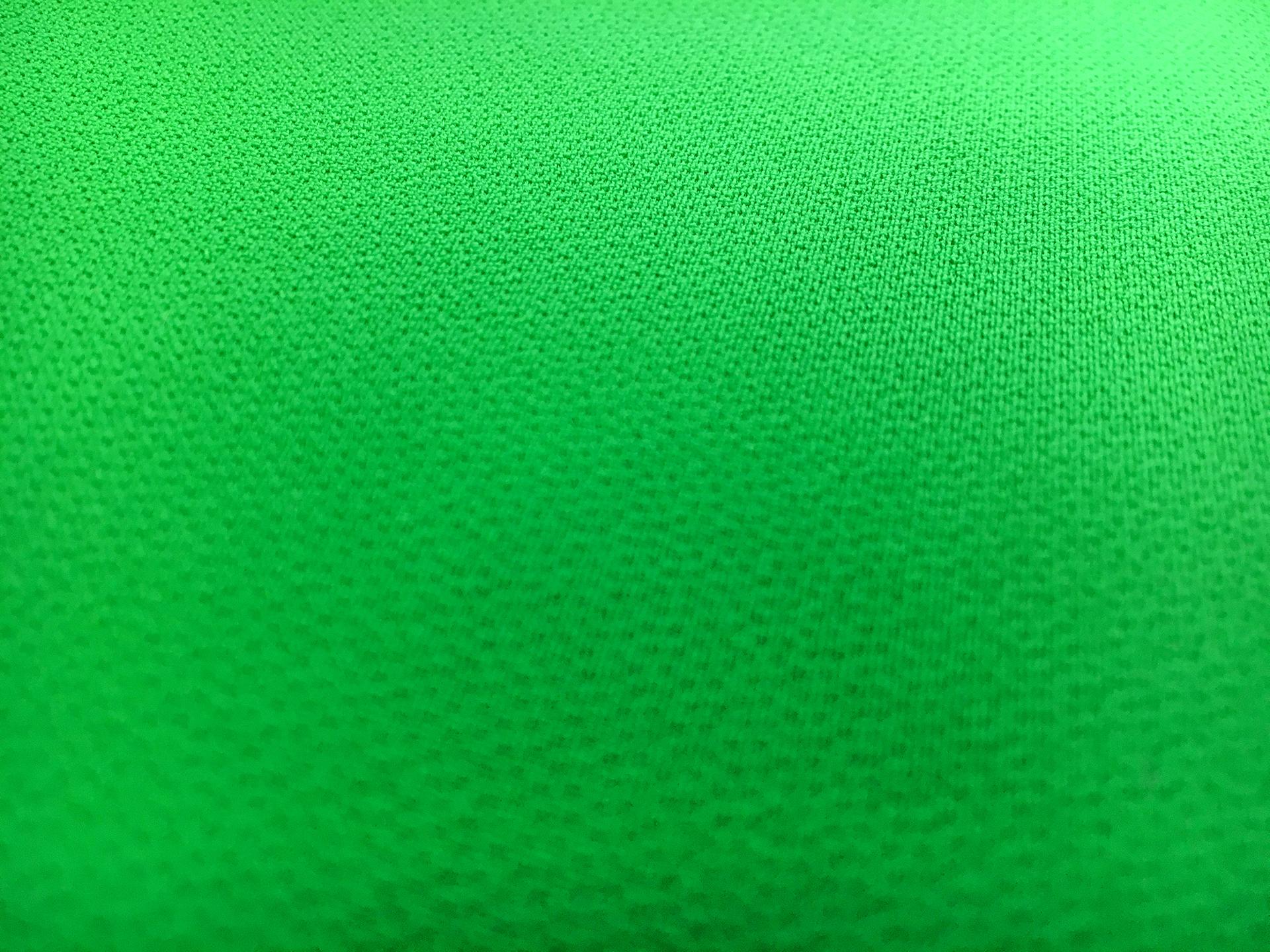 Polyester Stretch Crepe in Kelly Green