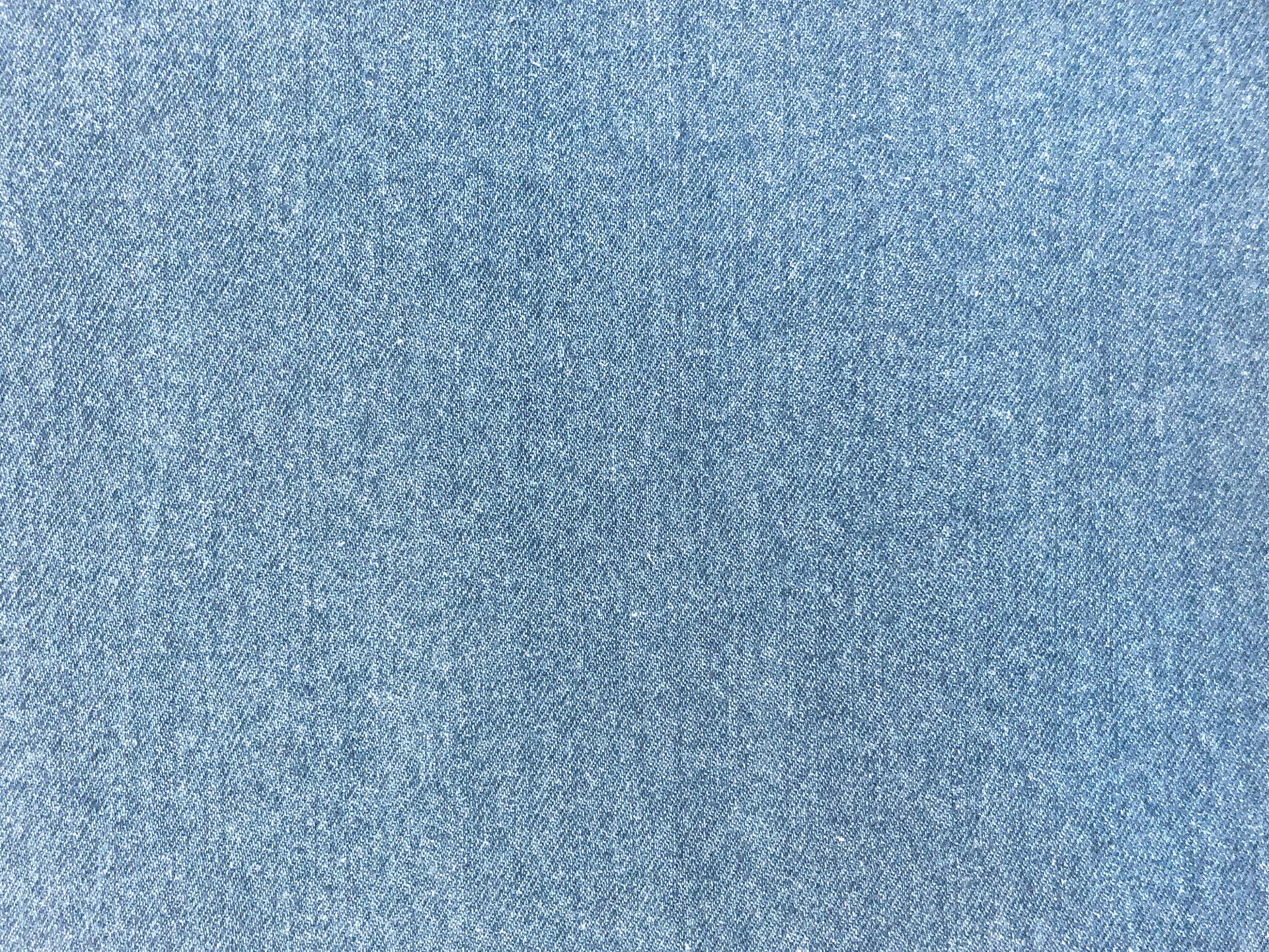 12 oz Washed Cotton Denim in Light Indigo