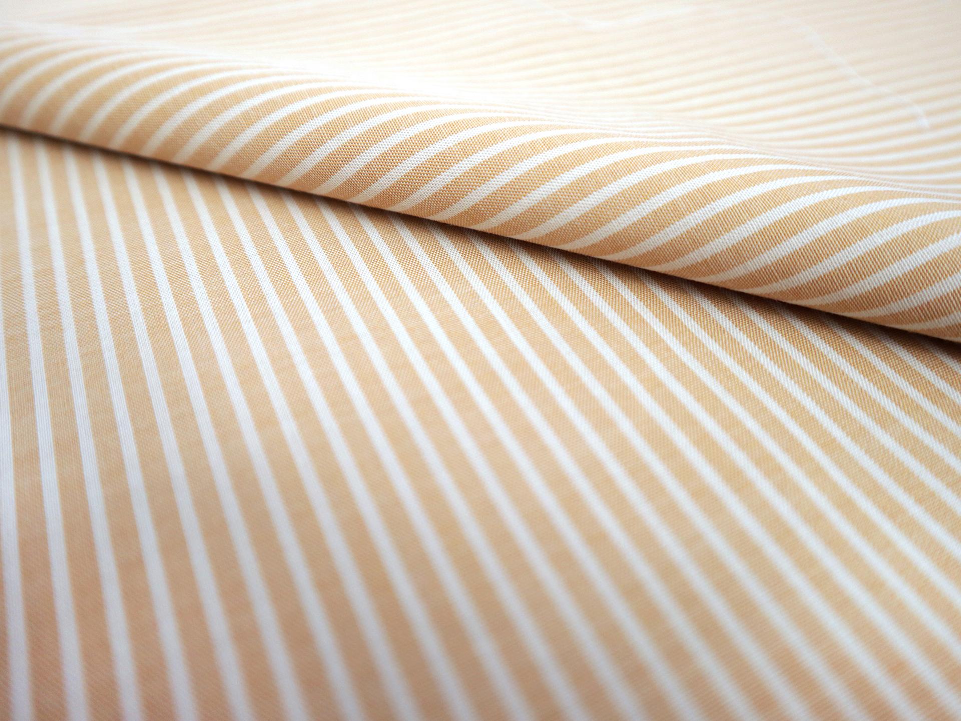 Japanese Cotton Broadcloth Stripe in Yellow