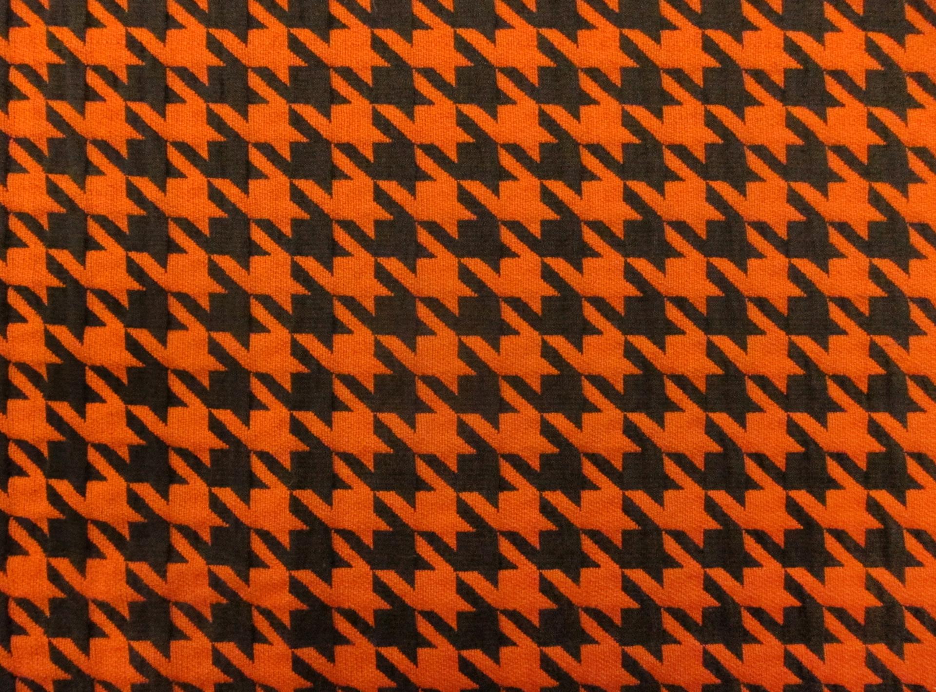 Cotton Acrylic Blend Houndstooth Brocade