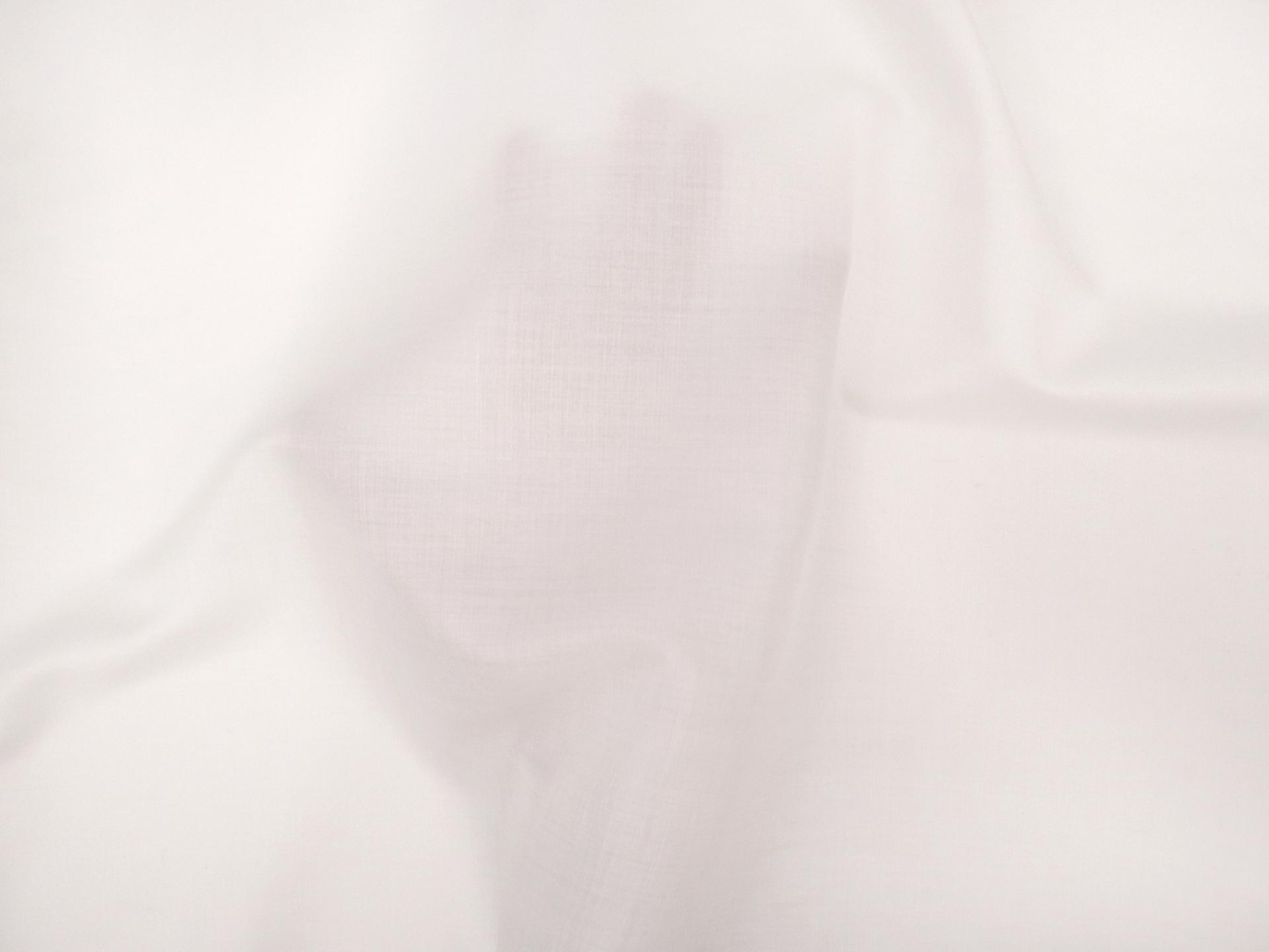 Swiss Pima Cotton Satin Batiste in White