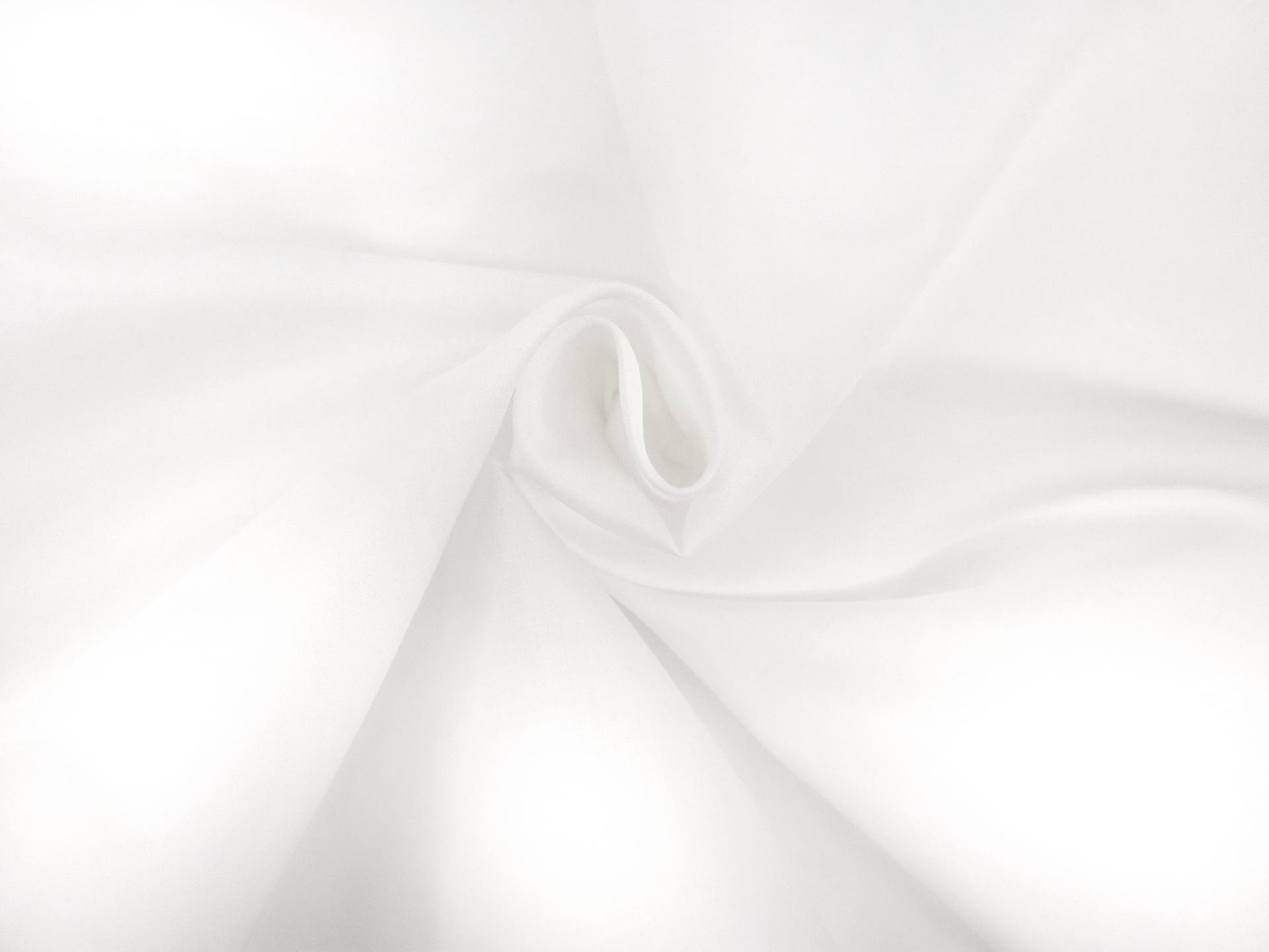 Swiss Pima Cotton Satin Batiste in White