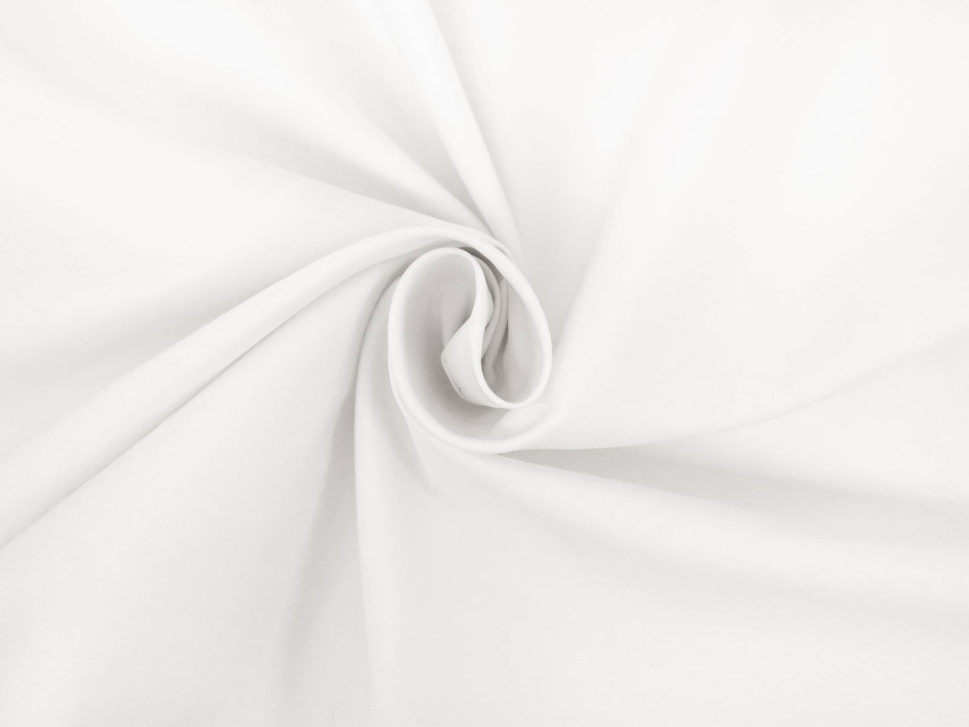 Sea Island Cotton Broadcloth in White