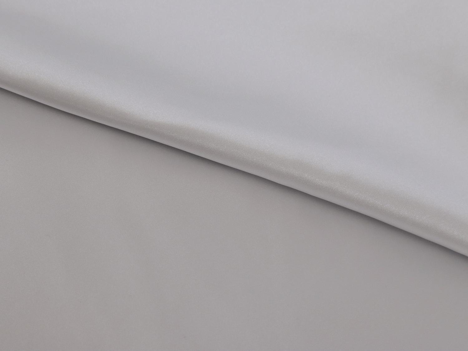 Satin Charmeuse in Silver