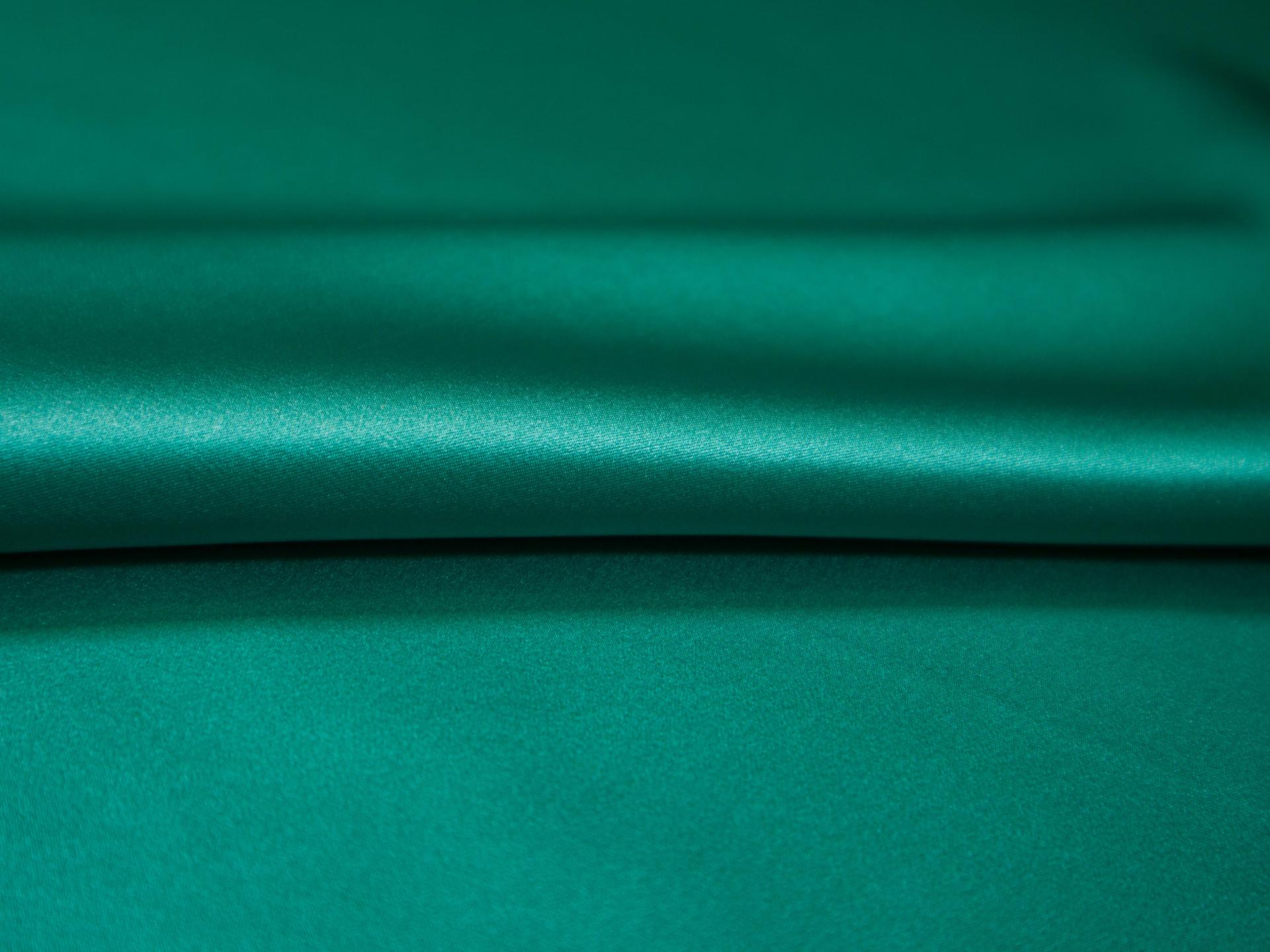 Solid silk charmuese in Oasis- flat