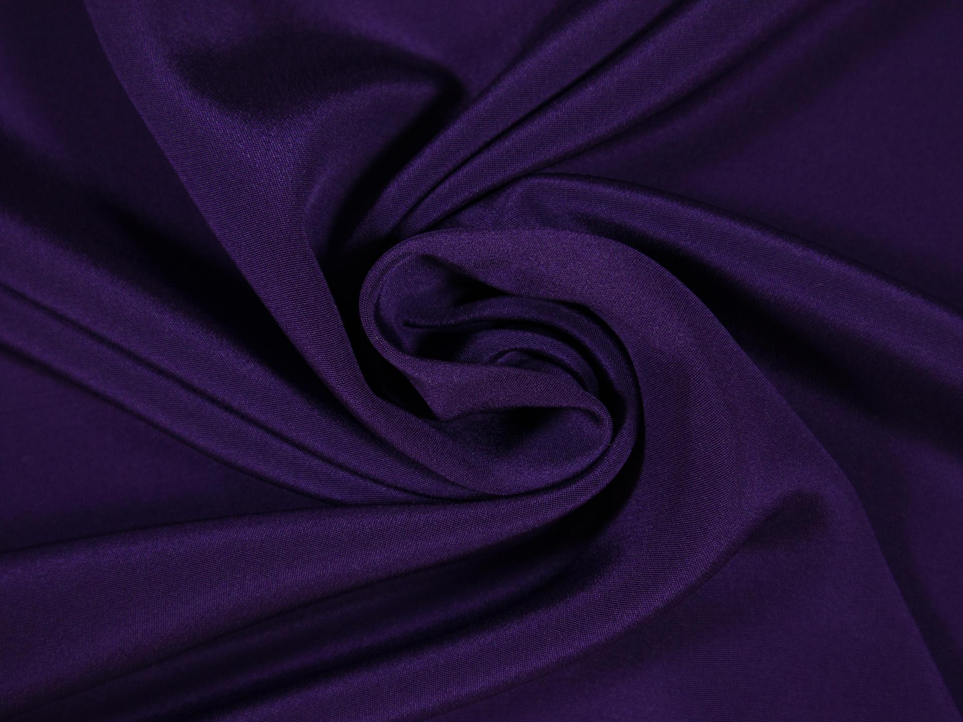 4 ply silk crepe in purple- draped