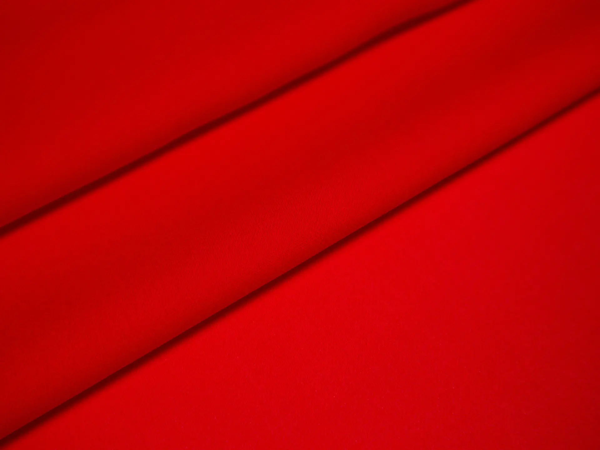 Silk Georgette in cardinal folded