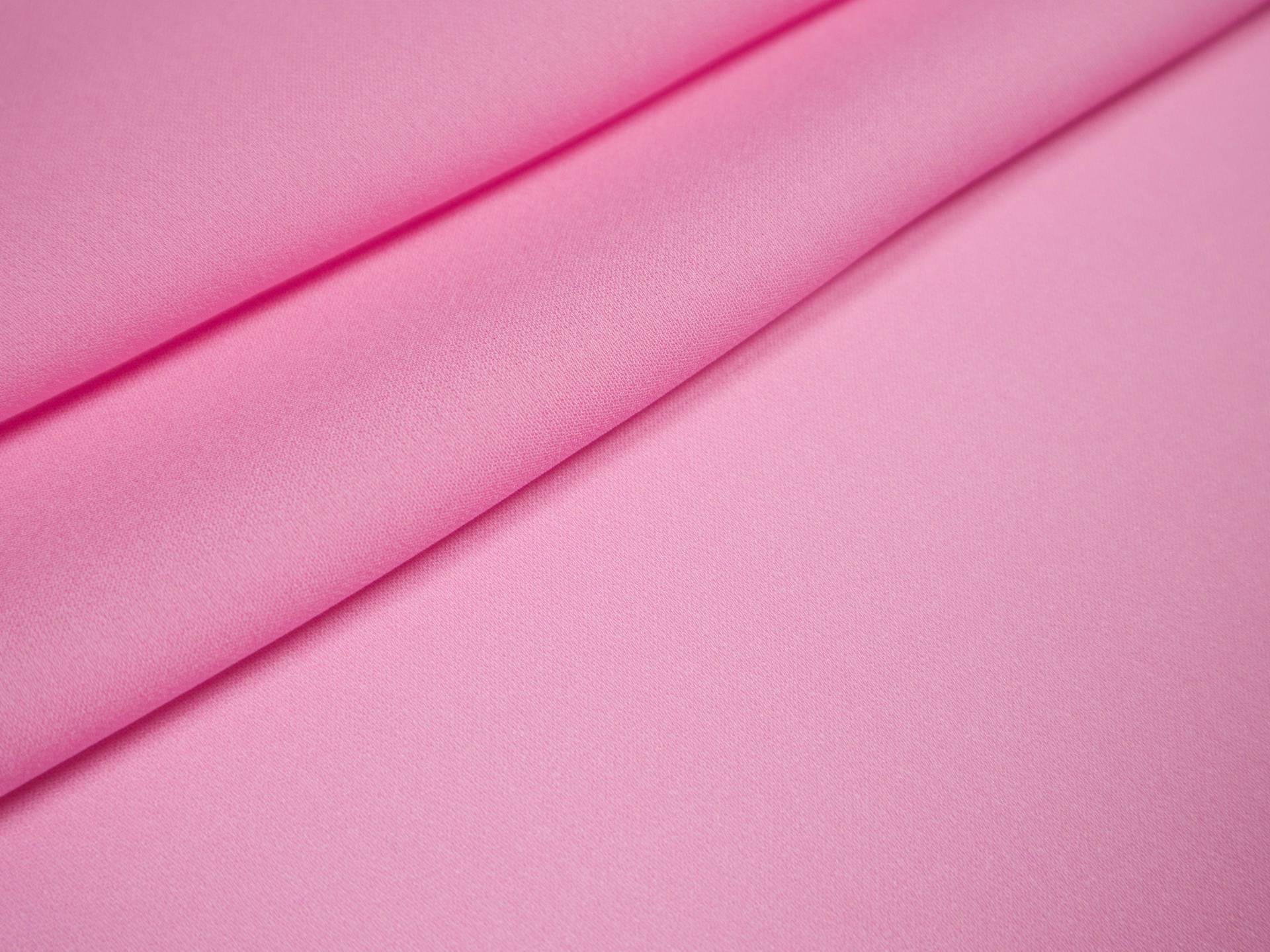 Silk Georgette in Candy Pink folded