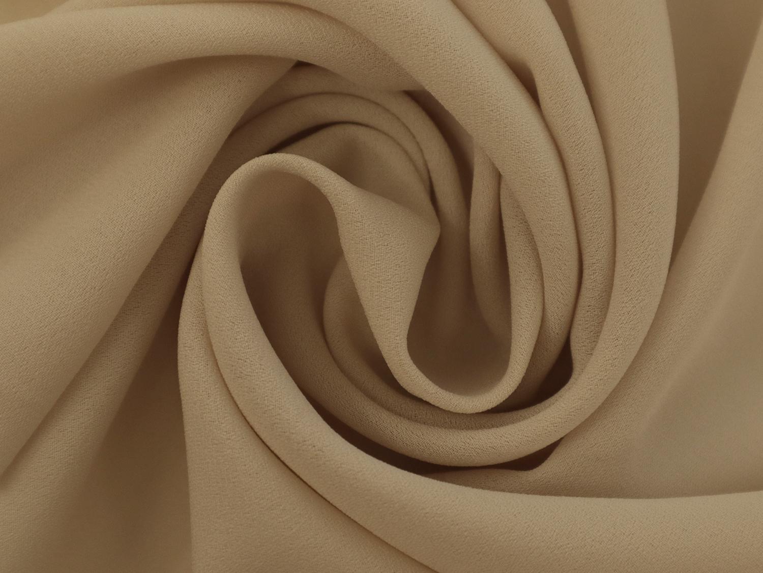 Polyester Double Georgette in Sahara