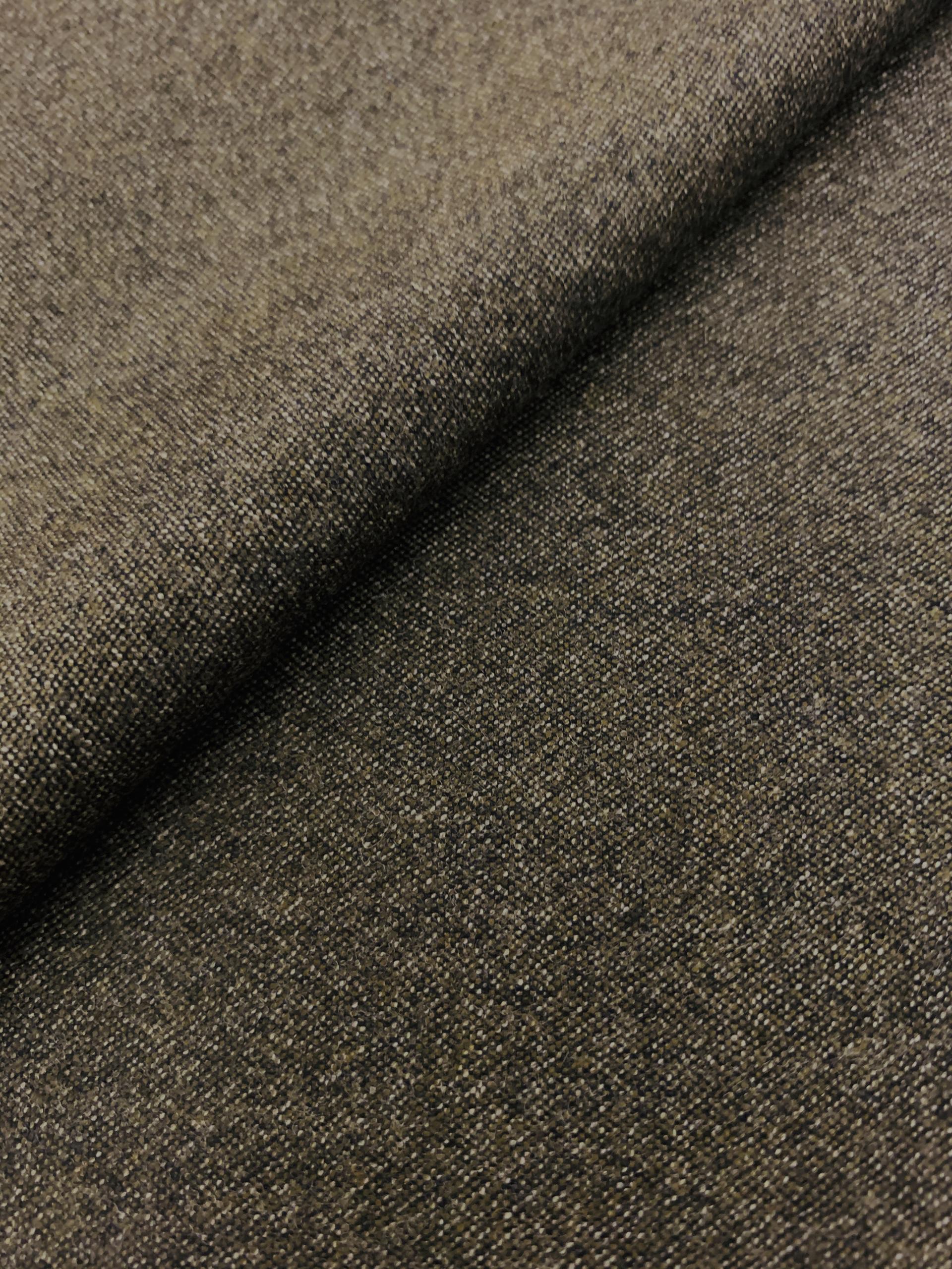 "Cerruti" Wool Lacquered Heather brown