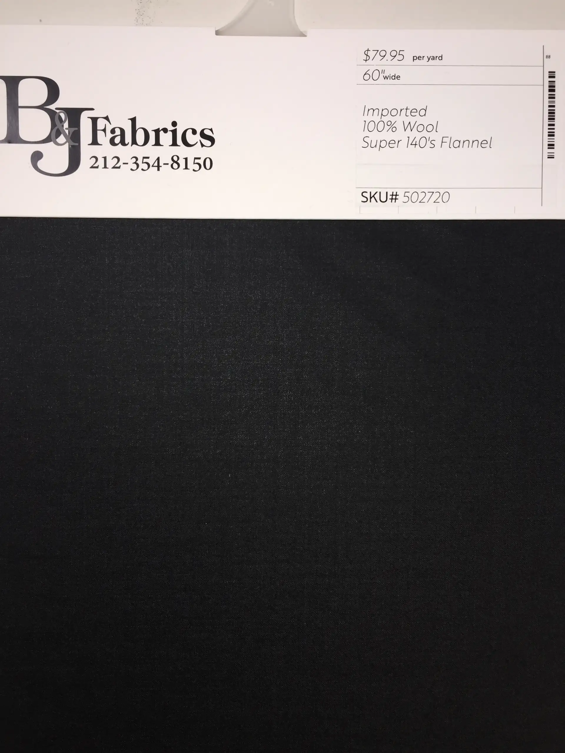 Wool Super 140's Flannel