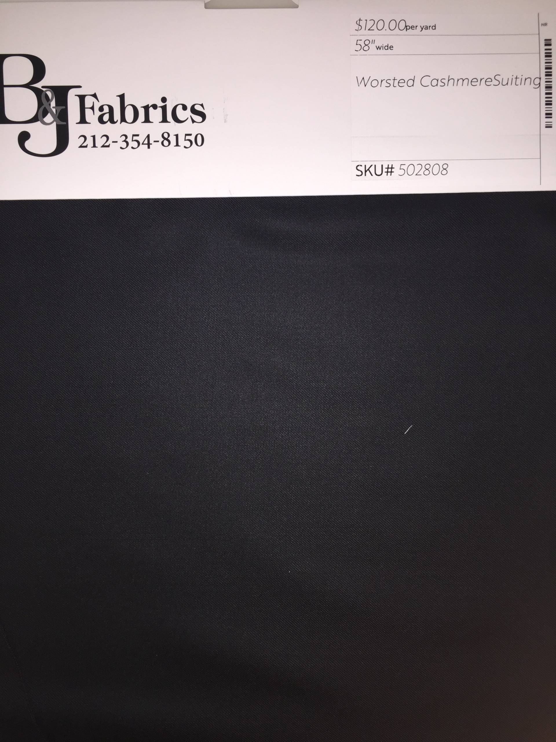 Worsted Cashmere Suiting