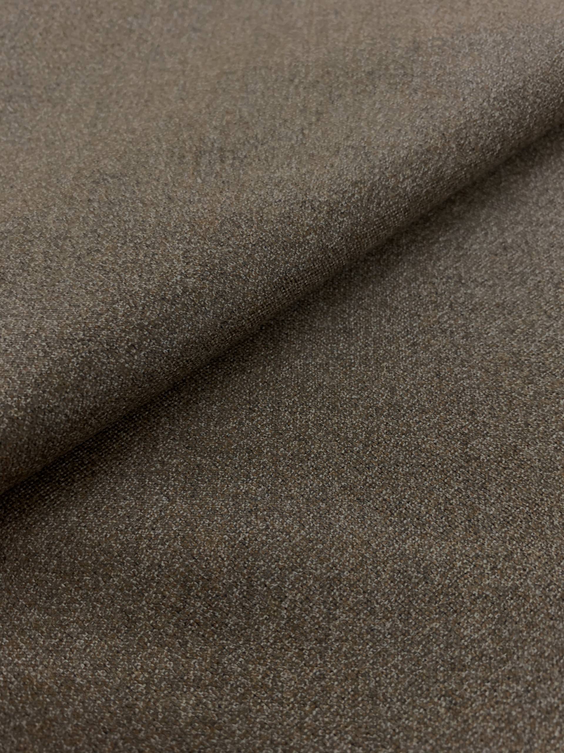 "Cerruti" Wool Laquered in Heather Toast