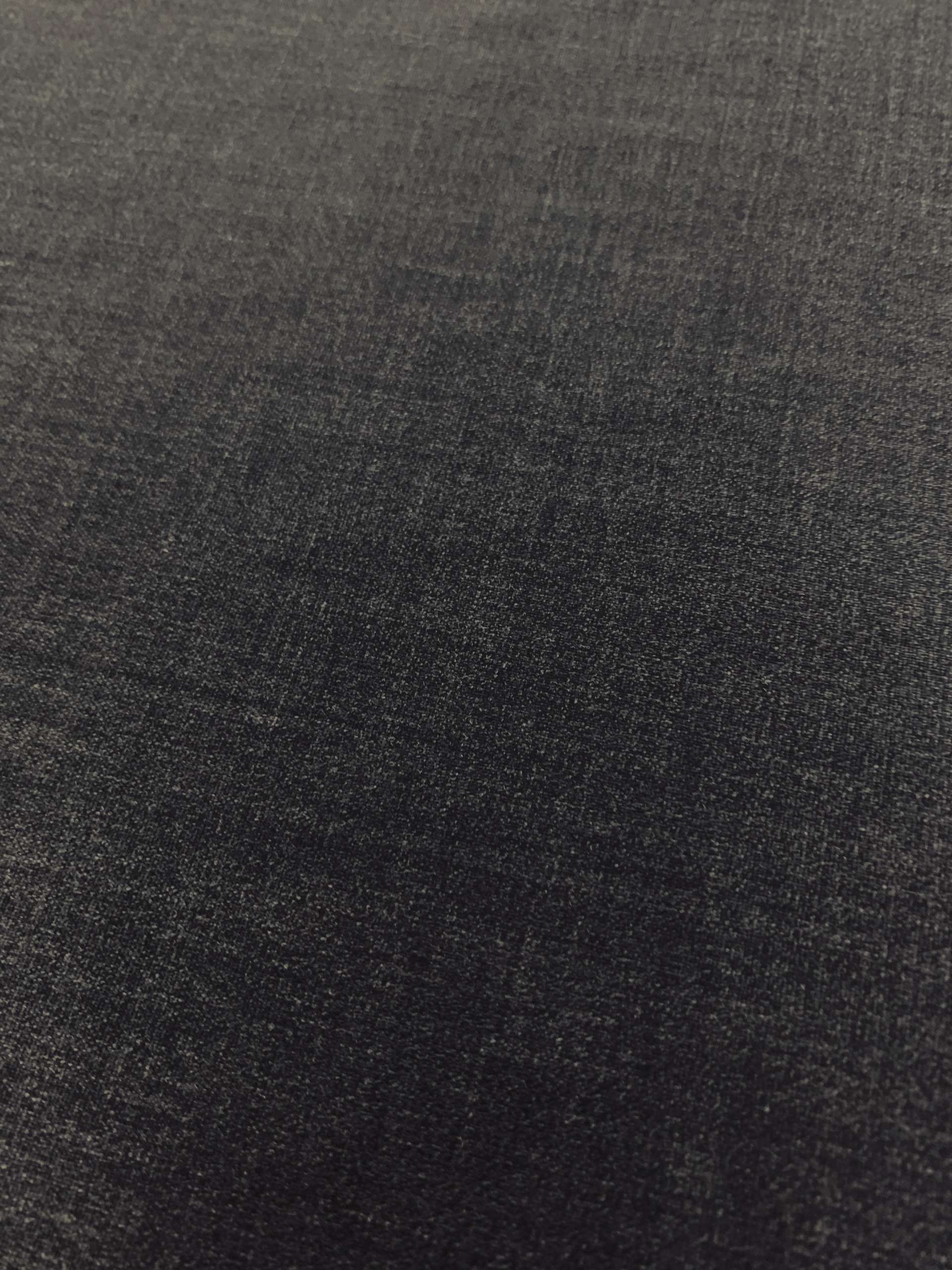 Italian Lacquered Virgin Wool Heather Charcoal Grey