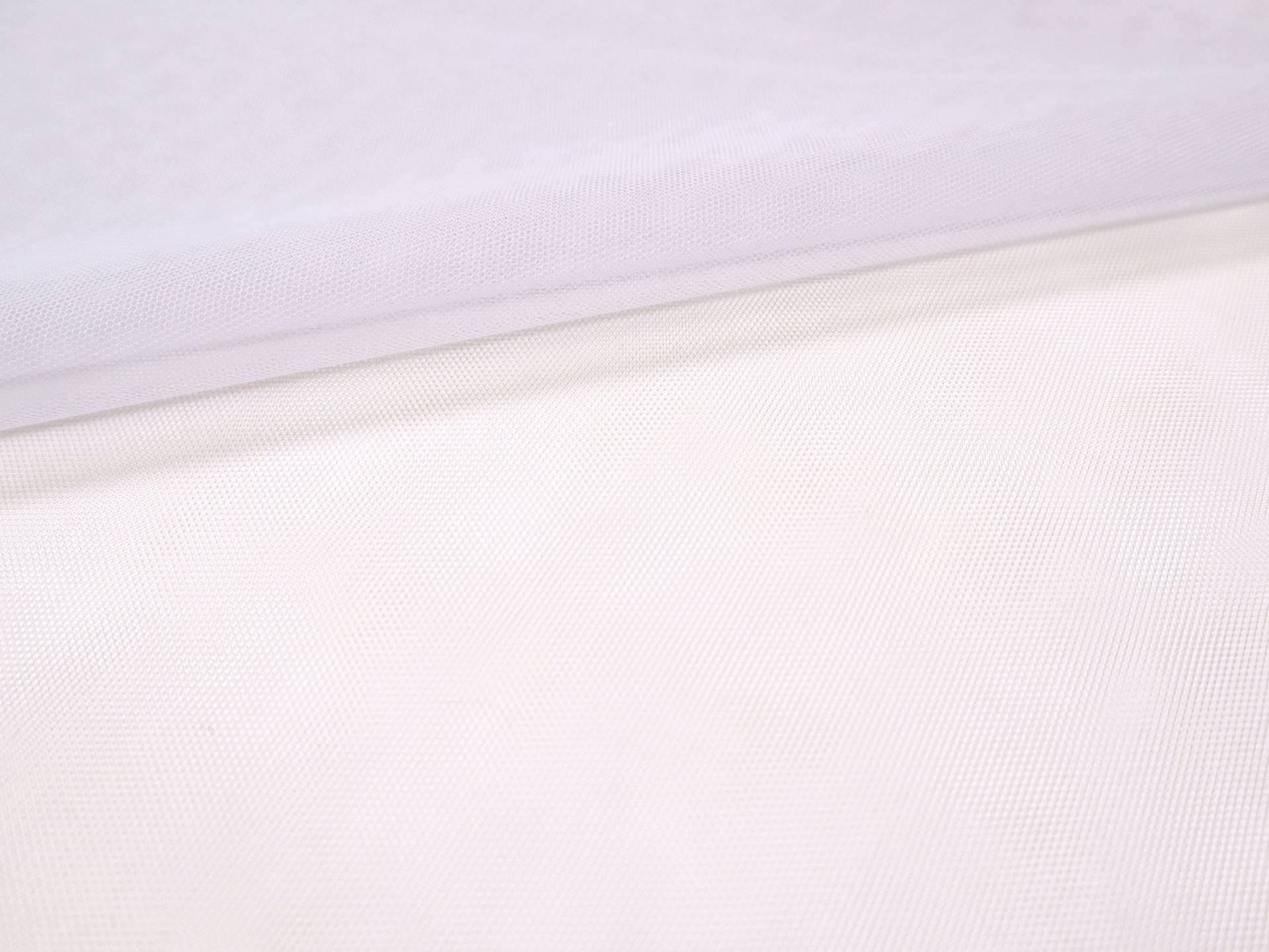 Italian Nylon Tulle in Pearl Grey