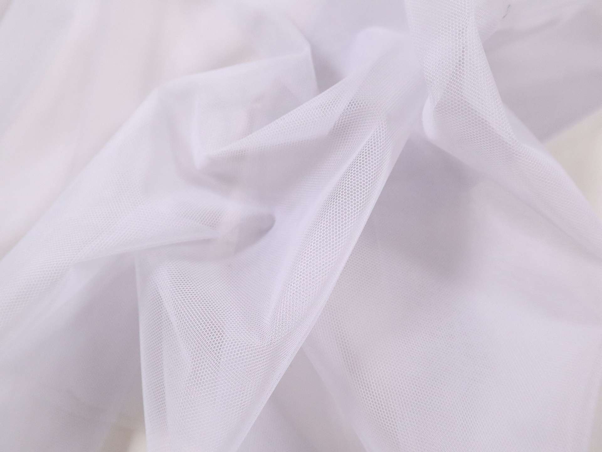 Italian Nylon Tulle in Pearl Grey